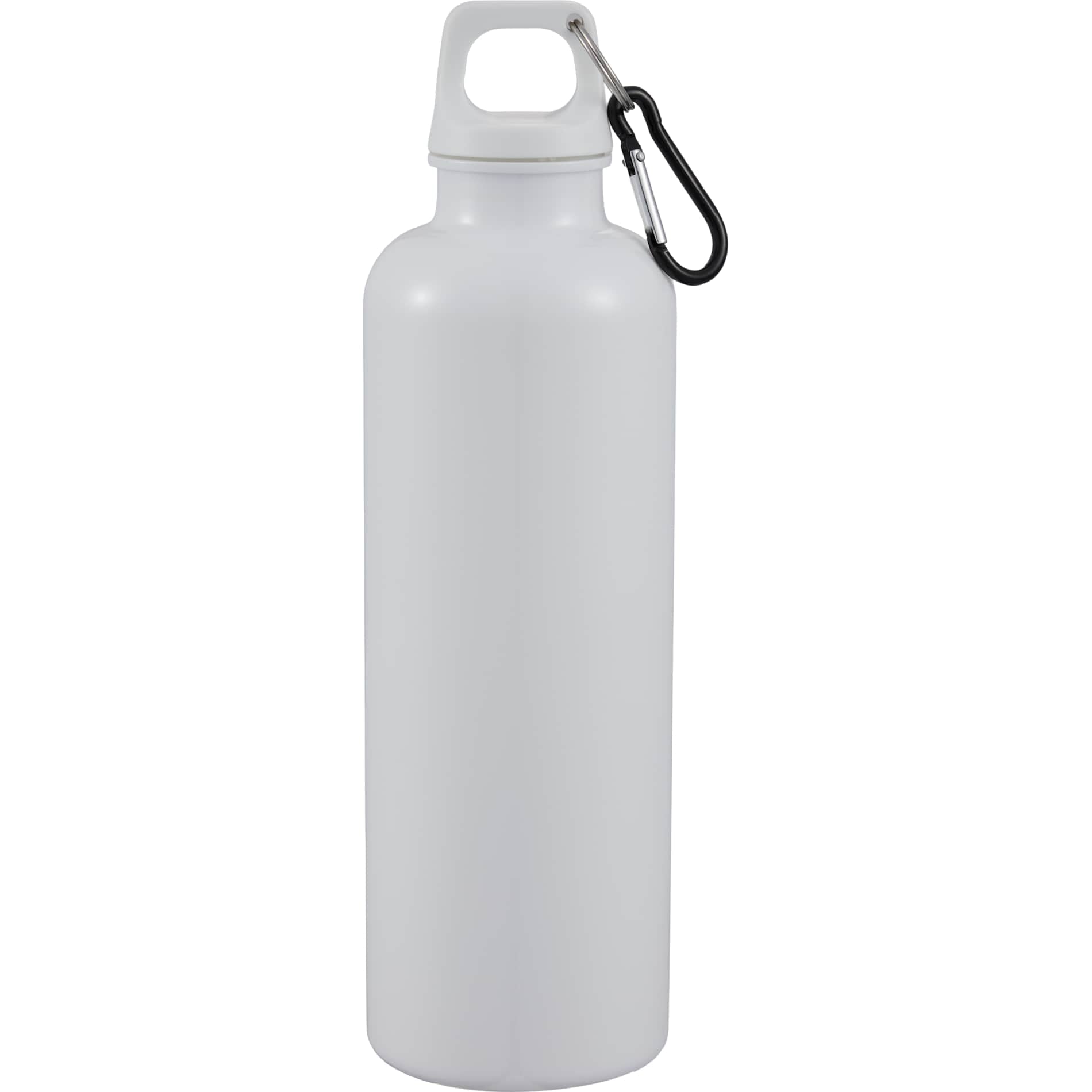 Race 25oz Recycled Bottle with Carabiner - Etchified - Etchified - SM-6973WH