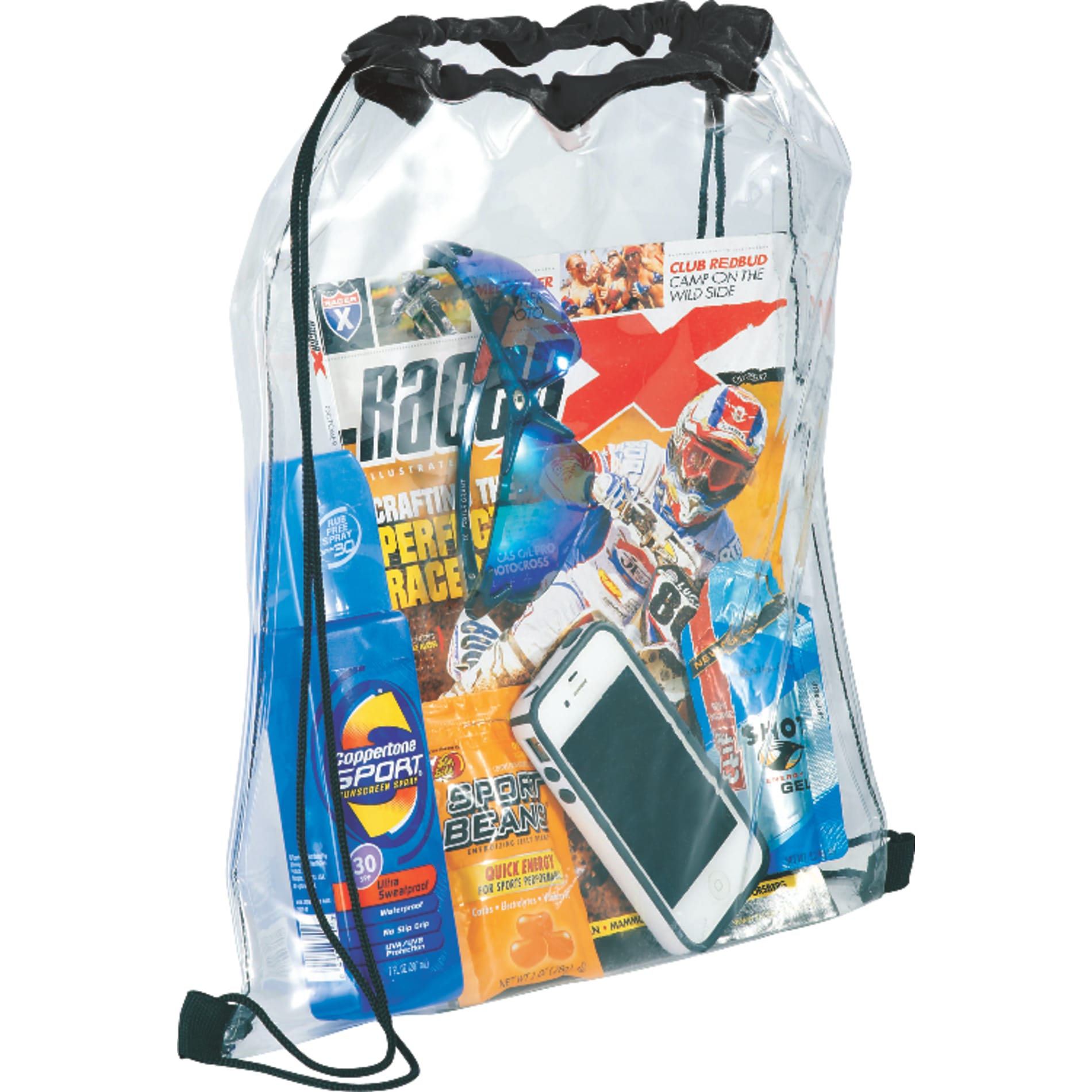 Rally Clear Drawstring Bag - Etchified - Etchified - SM-7200NY