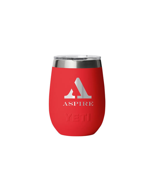 Rambler® 10 oz Wine Tumbler with Durasip™ Ceramic Lining - Etchified-YETI®.-YTR10WDCL-REDRESC