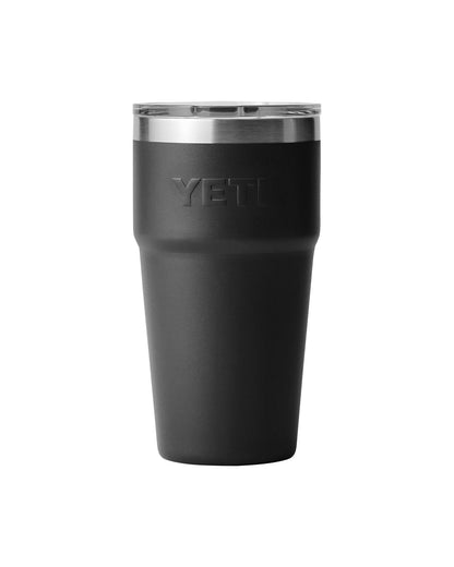 Rambler® 20 oz Stackable Cup with MagSlider™ Lid - Etchified - YETI® - YTR20STK-YTR20STK-BLK