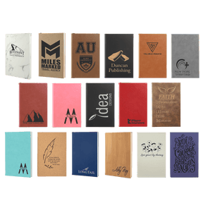 Rawhide Laserable Leatherette Journal with Lined Notepad 5 1/4" x 8 1/4" - Etchified - GearOne - GFT654