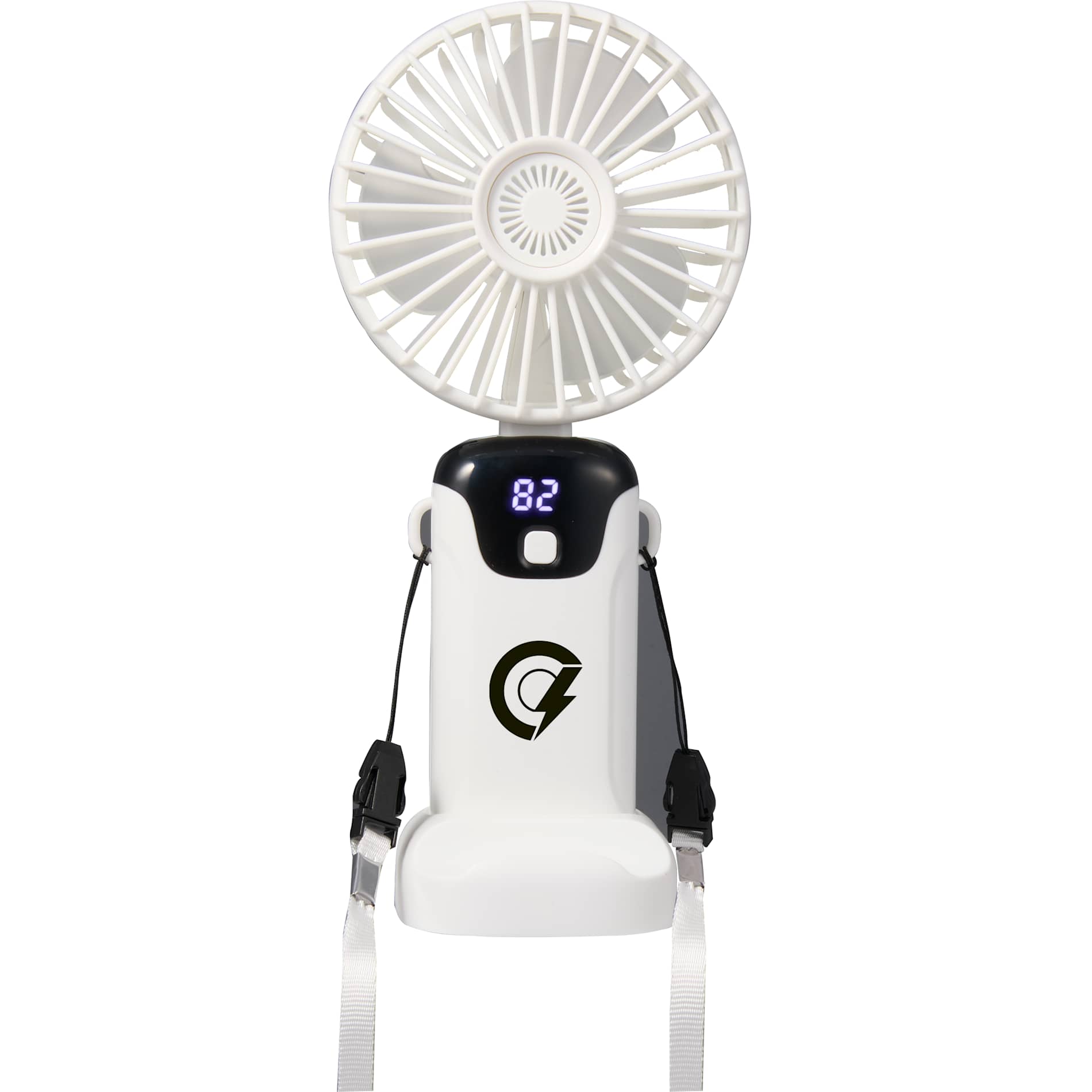 Rechargeable 100% RABS Personal LED Fan - Etchified - Etchified - SM-1412WH
