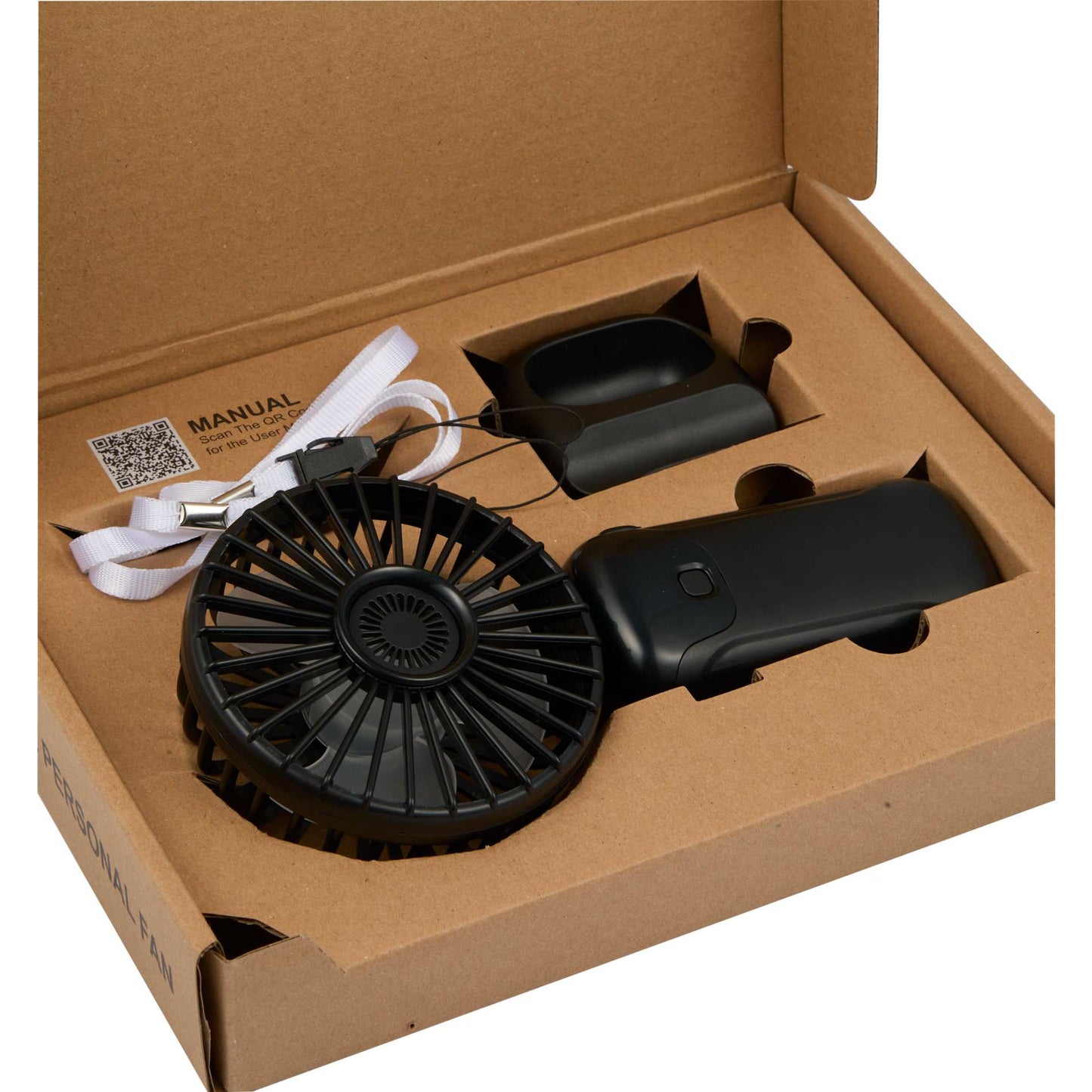 Rechargeable 100% RABS Personal LED Fan - Etchified - Etchified - SM-1412WH