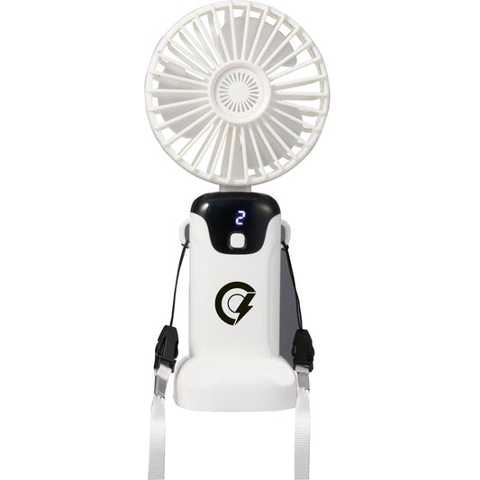 Rechargeable 100% RABS Personal LED Fan - Etchified - Etchified - SM-1412WH