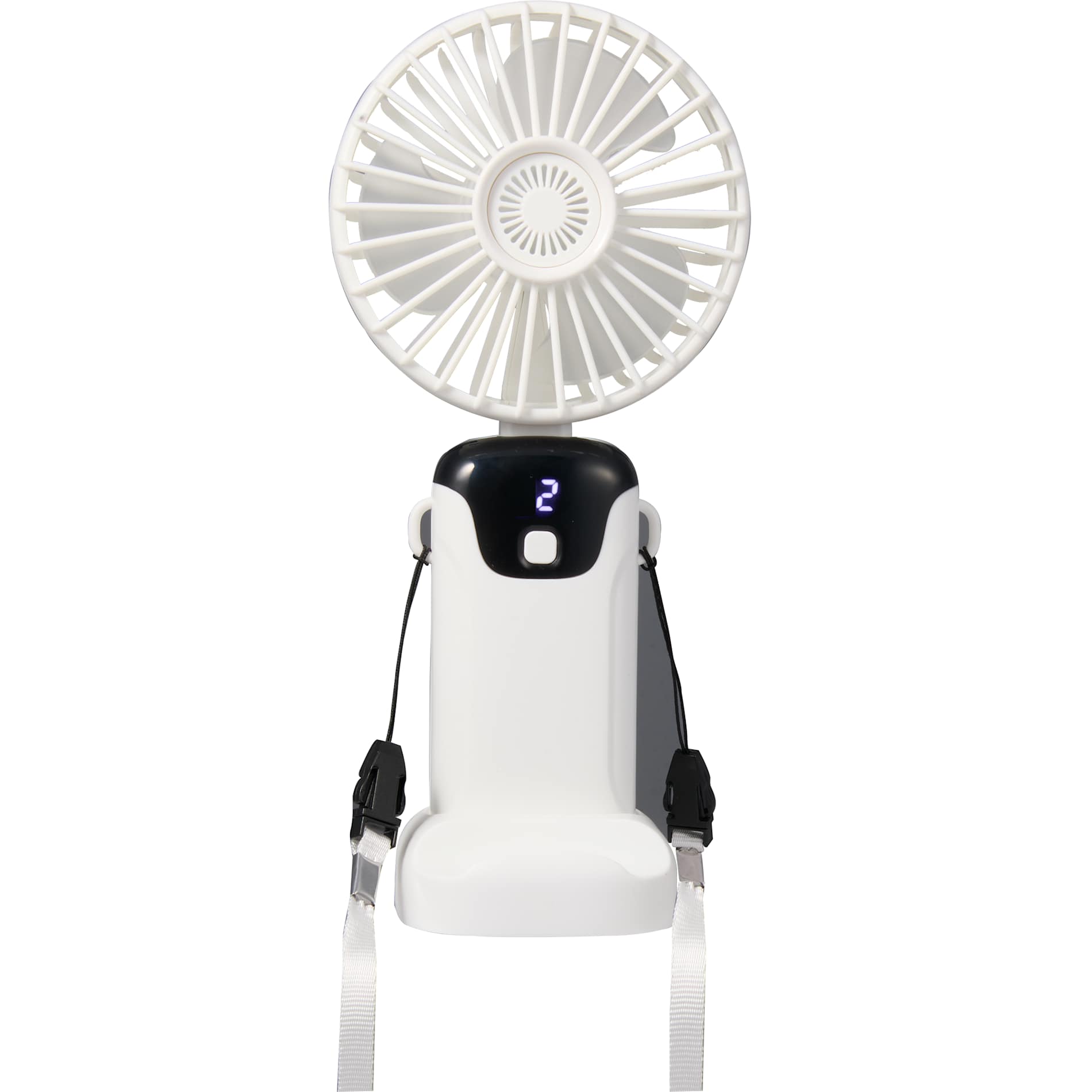 Rechargeable 100% RABS Personal LED Fan - Etchified - Etchified - SM-1412WH