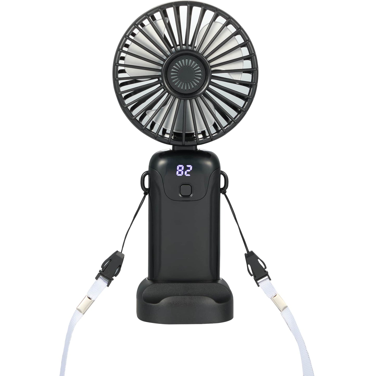 Rechargeable 100% RABS Personal LED Fan - Etchified - Etchified - SM-1412WH