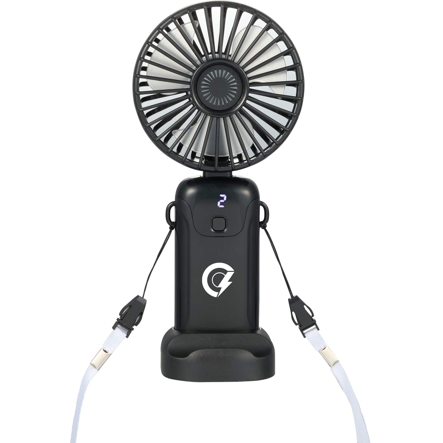 Rechargeable 100% RABS Personal LED Fan - Etchified - Etchified - SM-1412WH
