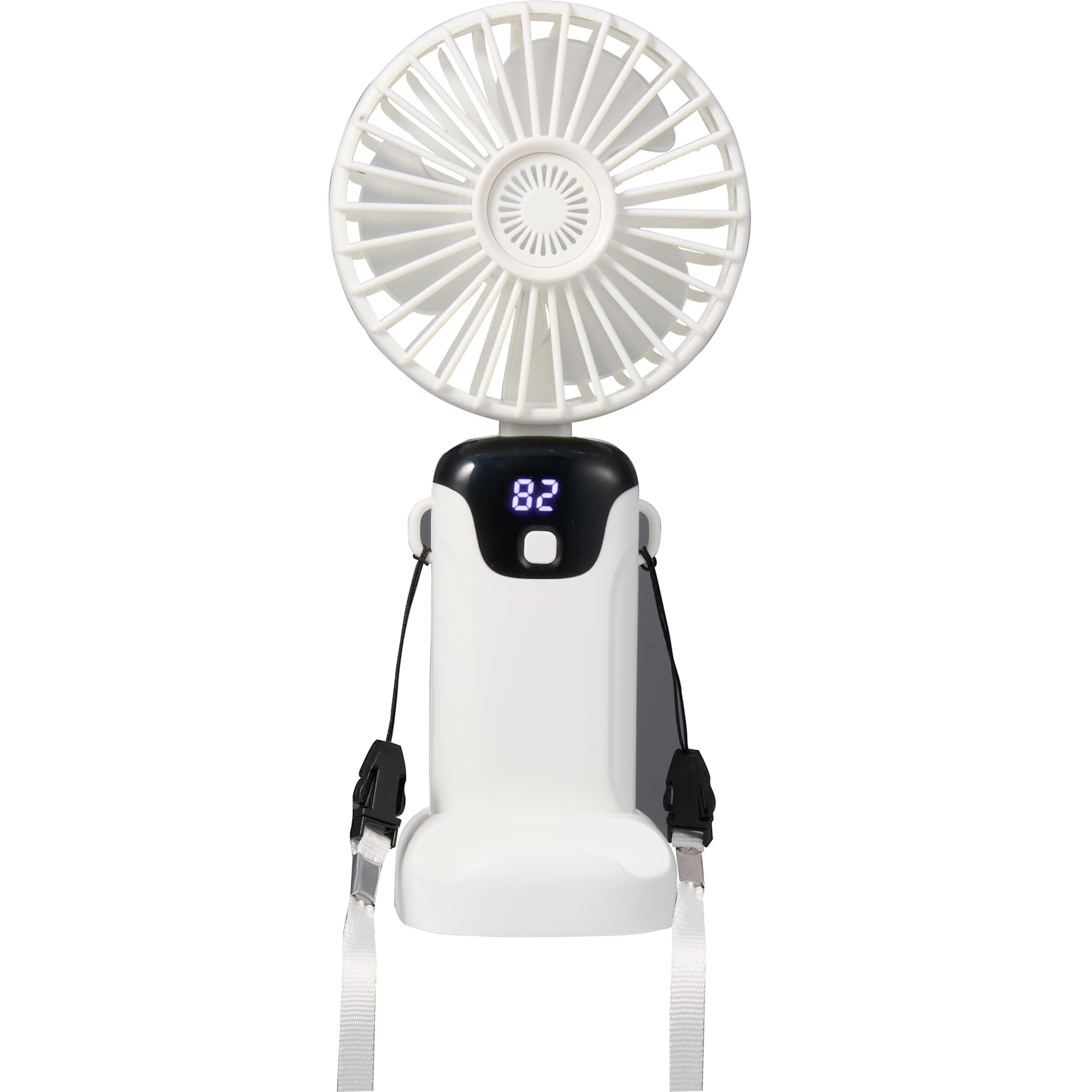 Rechargeable 100% RABS Personal LED Fan - Etchified - Etchified - SM-1412WH