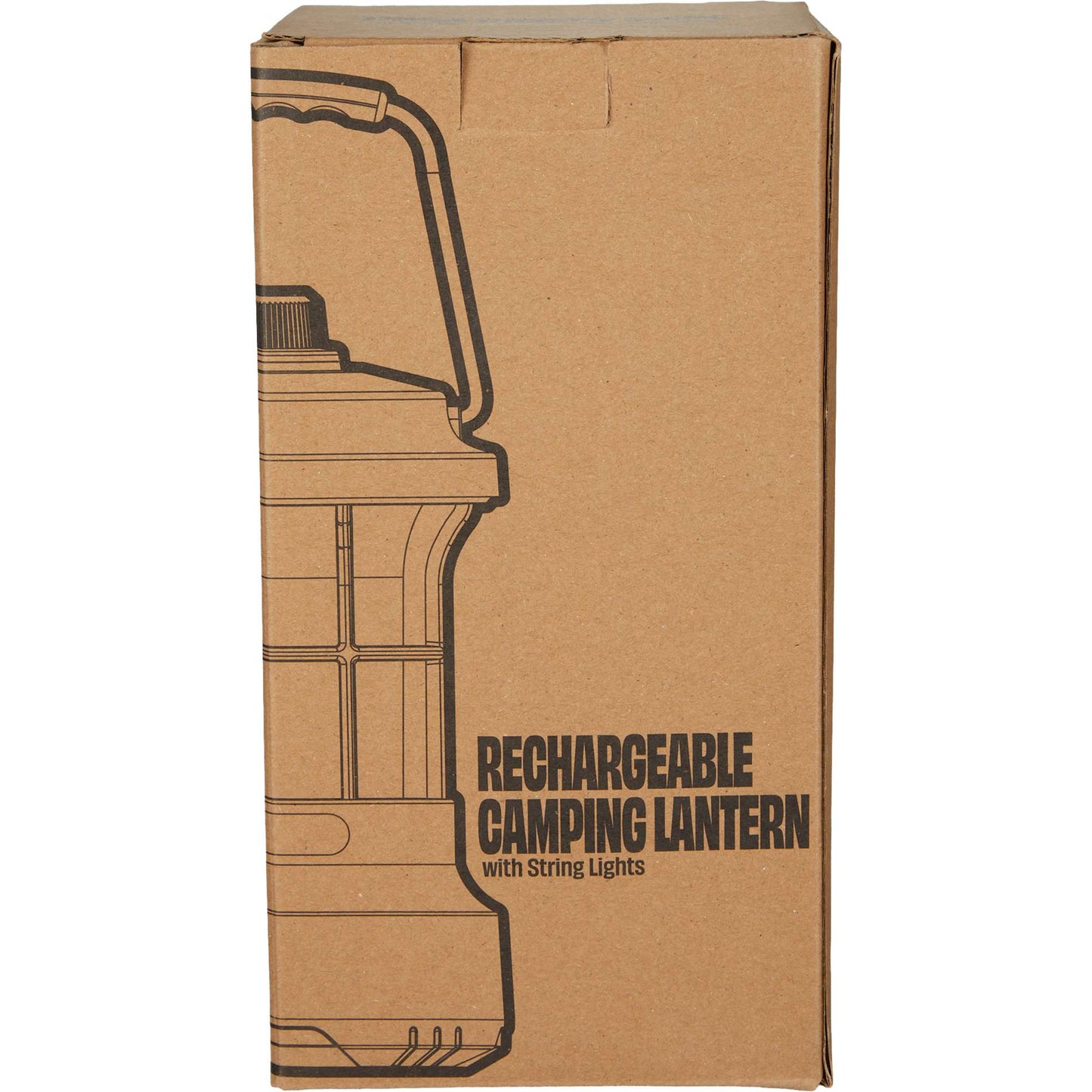 Rechargeable Camping Lantern with String Lights - Etchified - Etchified - 8053-28BK