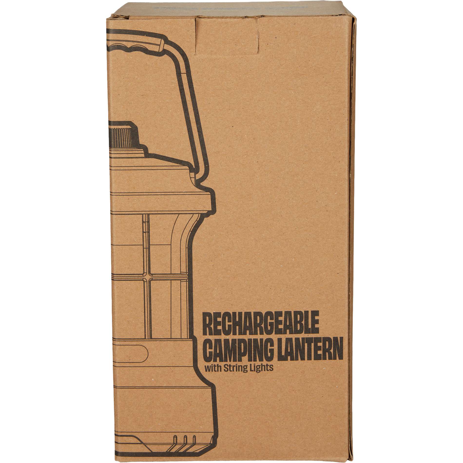 Rechargeable Camping Lantern with String Lights - Etchified - Etchified - 8053-28BK