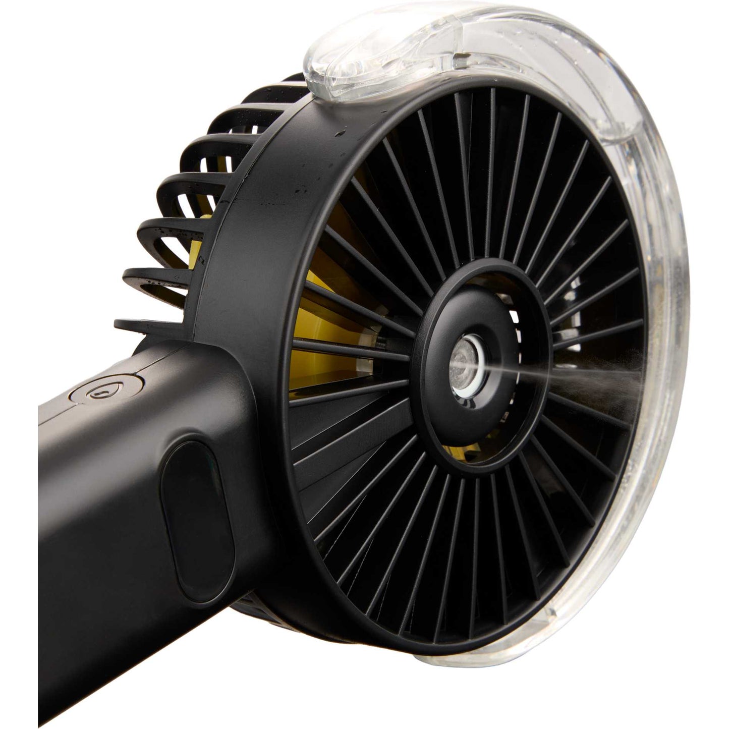 Rechargeable Portable LED Fan with Water Mist - Etchified - Etchified - SM-1418BK