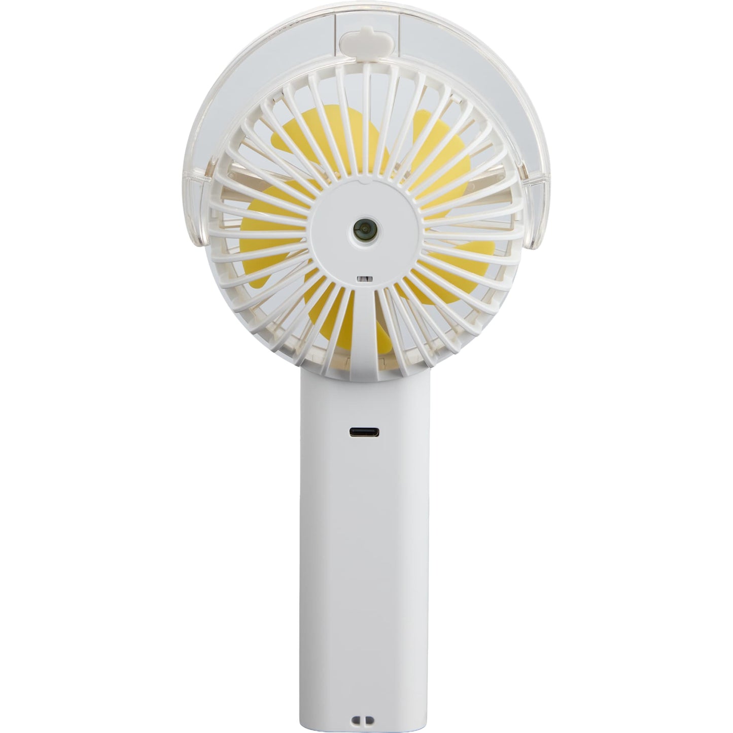 Rechargeable Portable LED Fan with Water Mist - Etchified - Etchified - SM-1418WH