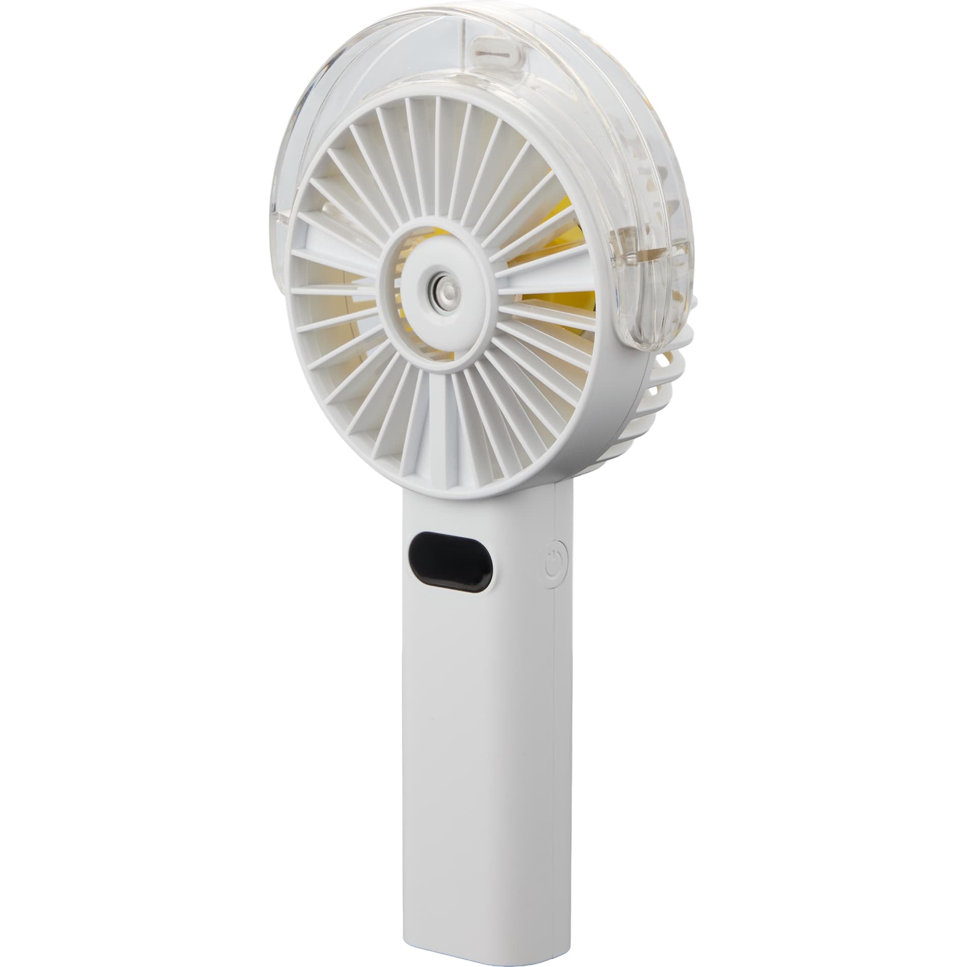 Rechargeable Portable LED Fan with Water Mist - Etchified - Etchified - SM-1418WH