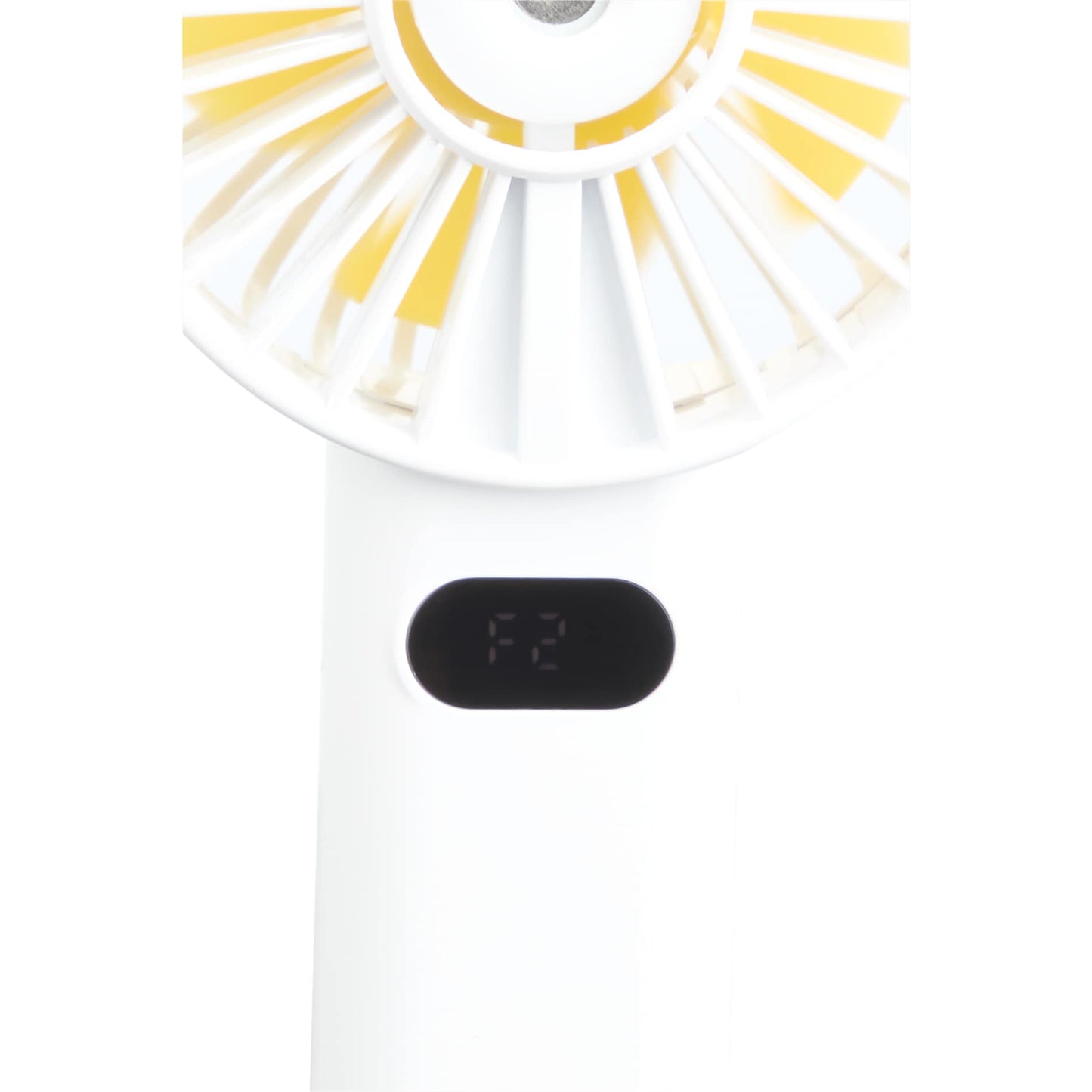 Rechargeable Portable LED Fan with Water Mist - Etchified - Etchified - SM-1418WH