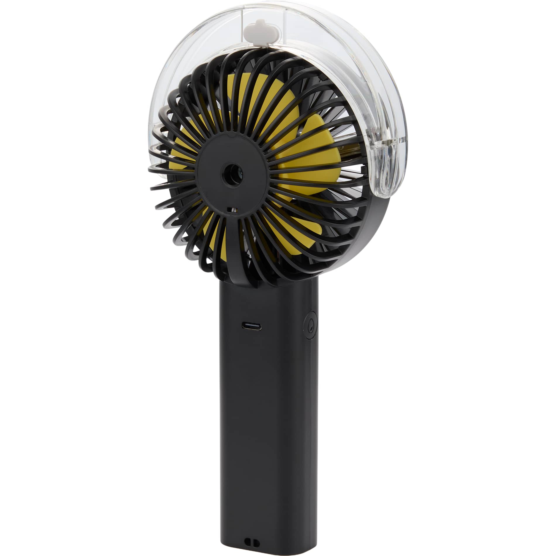 Rechargeable Portable LED Fan with Water Mist - Etchified - Etchified - SM-1418WH