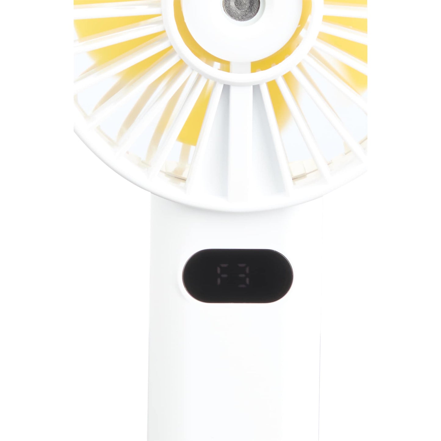 Rechargeable Portable LED Fan with Water Mist - Etchified - Etchified - SM-1418WH