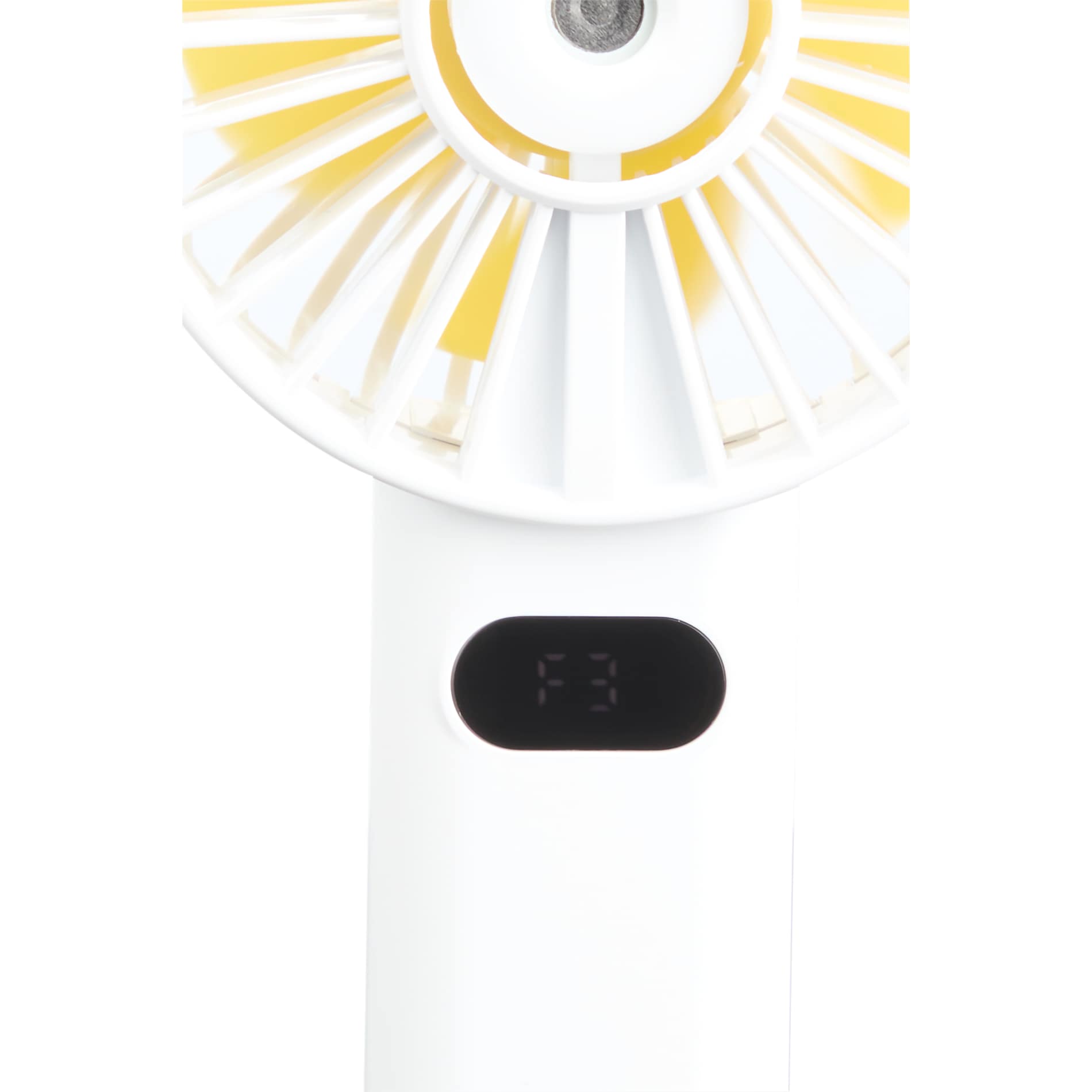 Rechargeable Portable LED Fan with Water Mist - Etchified - Etchified - SM-1418WH