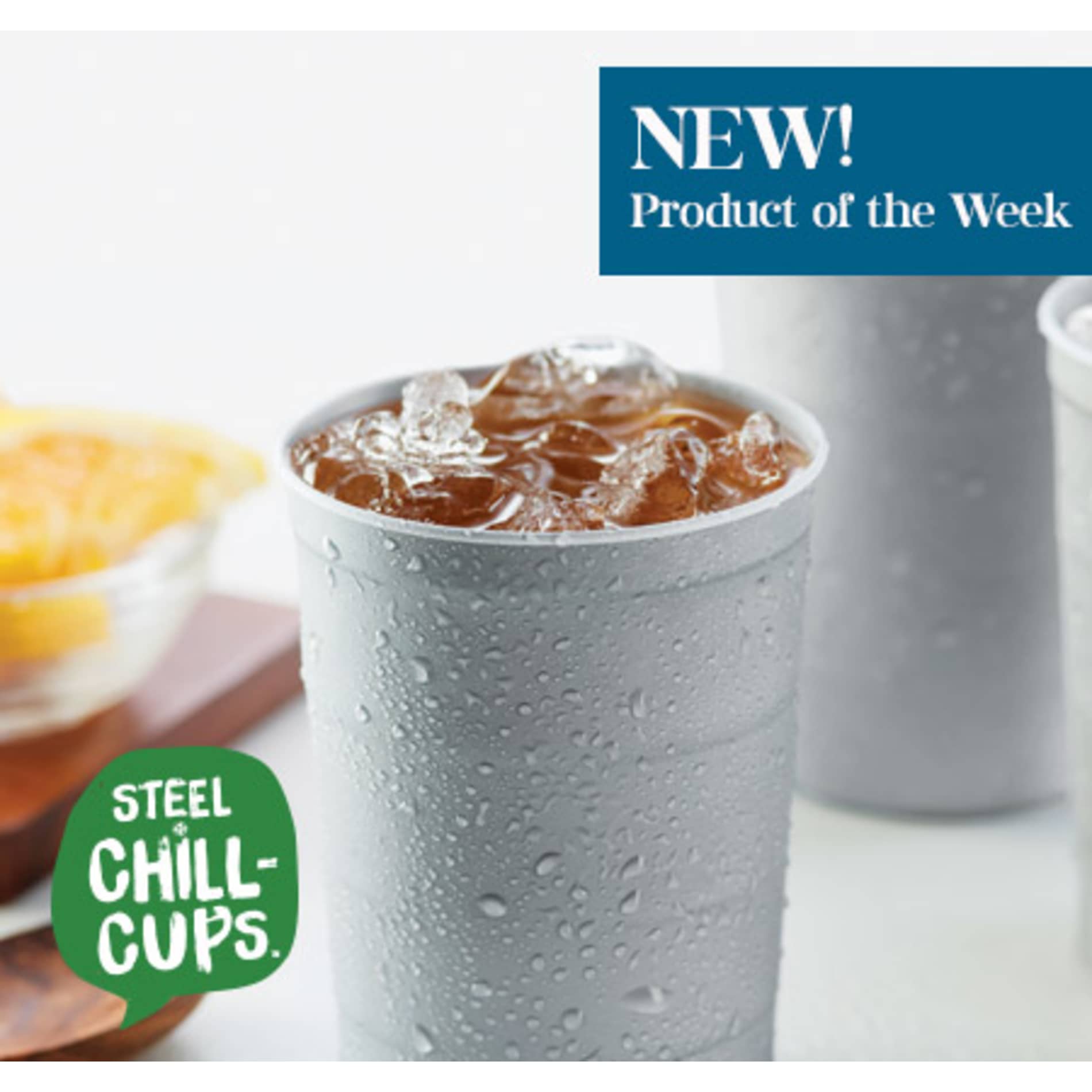 Recyclable Steel Chill - Cups™ 16oz - Etchified - Etchified - SM-6328GR