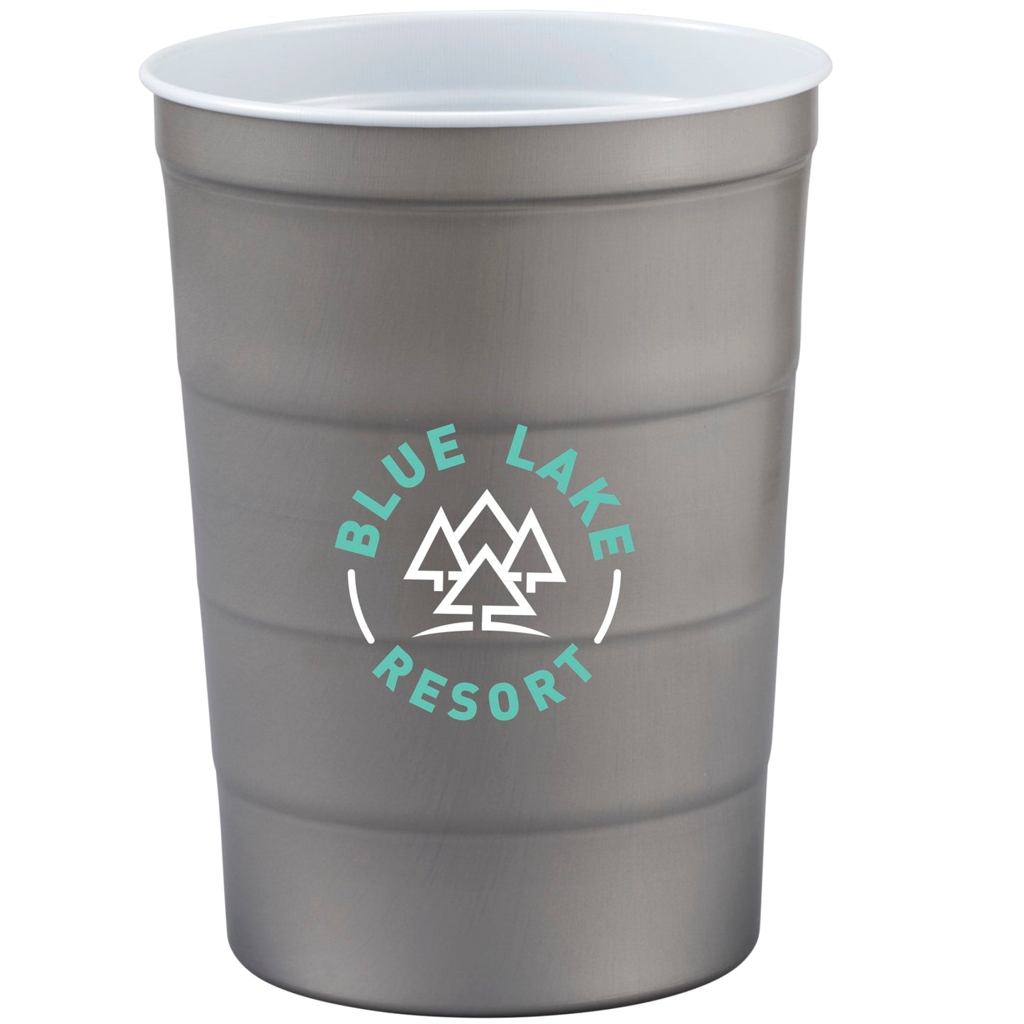 Recyclable Steel Chill - Cups™ 16oz - Etchified - Steel Chill - Cups - SM-6328GY