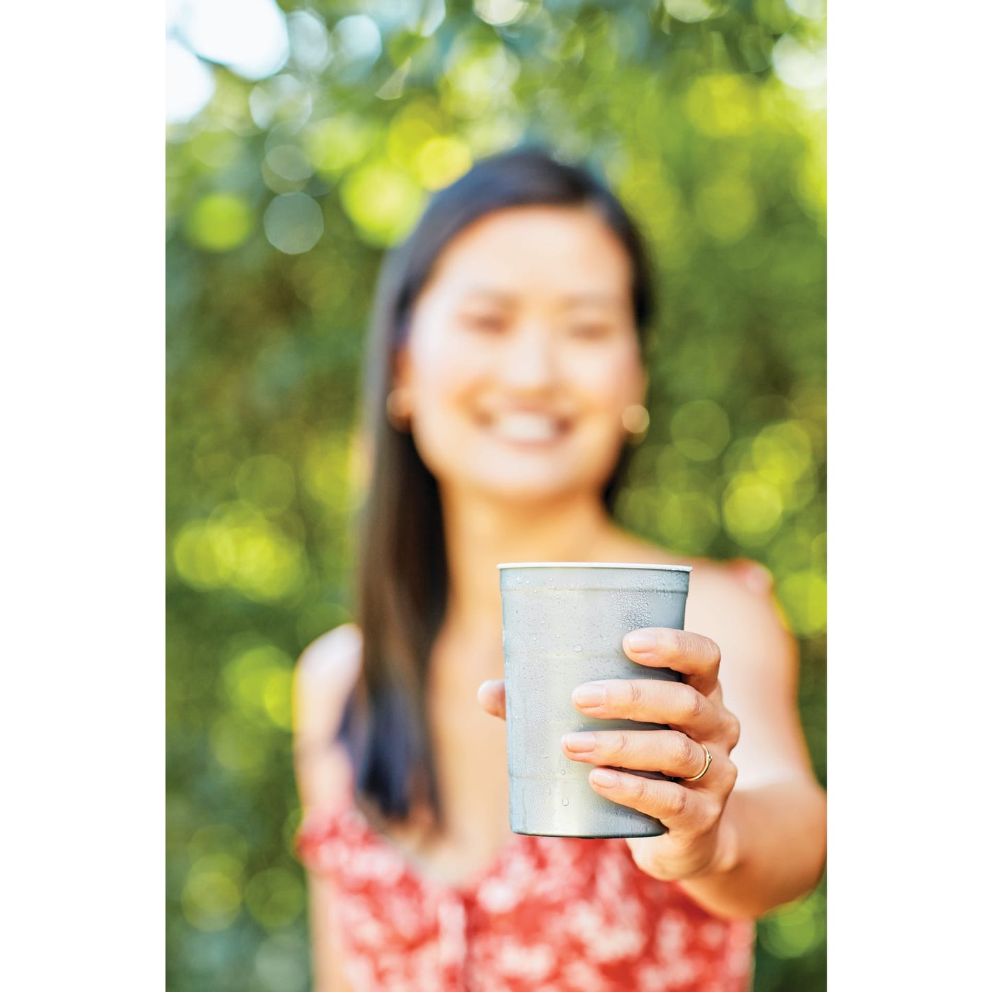 Recyclable Steel Chill - Cups™ 16oz - Etchified - Steel Chill - Cups - SM-6328GY