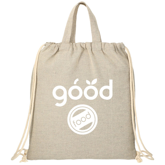 Recycled 5oz Cotton Drawstring Bag - Etchified - Etchified - SM-5894NT