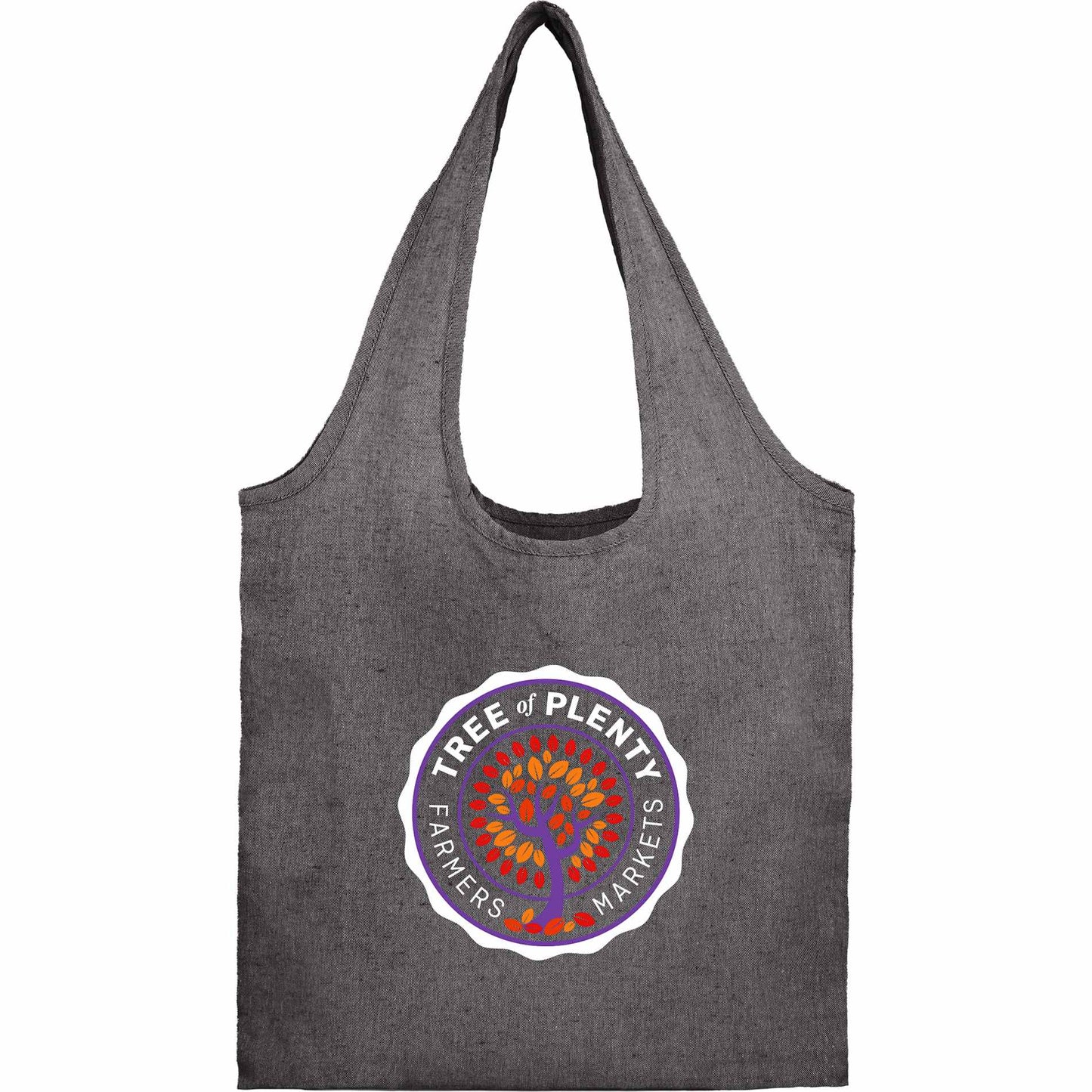 Recycled 5oz Cotton Twill Shopper Tote - Etchified - Etchified - SM-5234BK