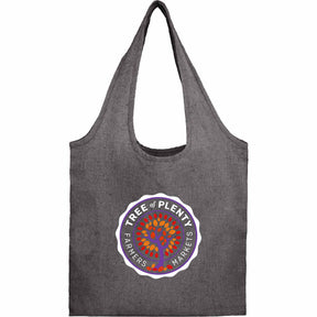 Recycled 5oz Cotton Twill Shopper Tote - Etchified - Etchified - SM-5234BK