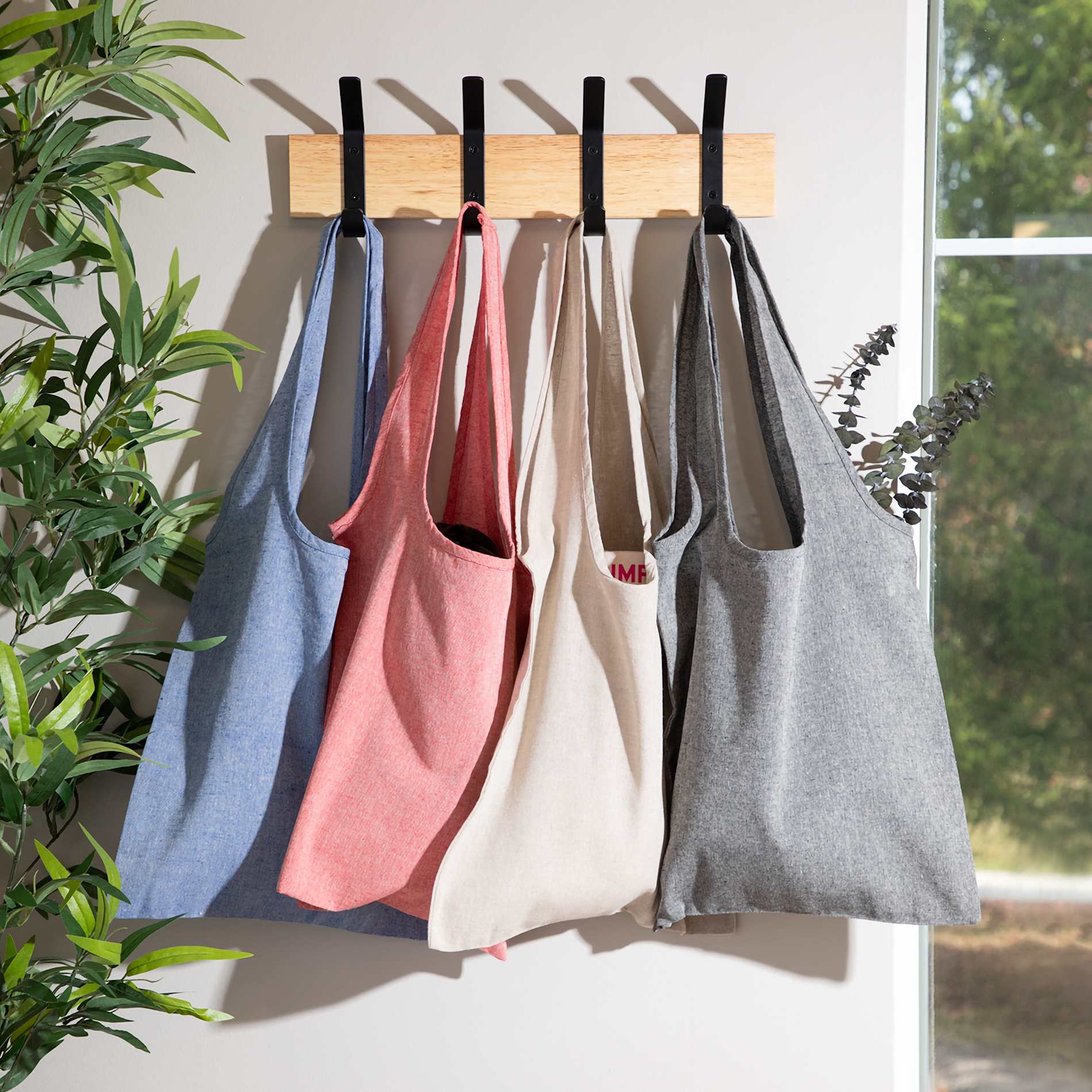 Recycled 5oz Cotton Twill Shopper Tote - Etchified - Etchified - SM-5234BL