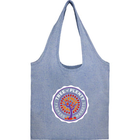 Recycled 5oz Cotton Twill Shopper Tote - Etchified - Etchified - SM-5234BL