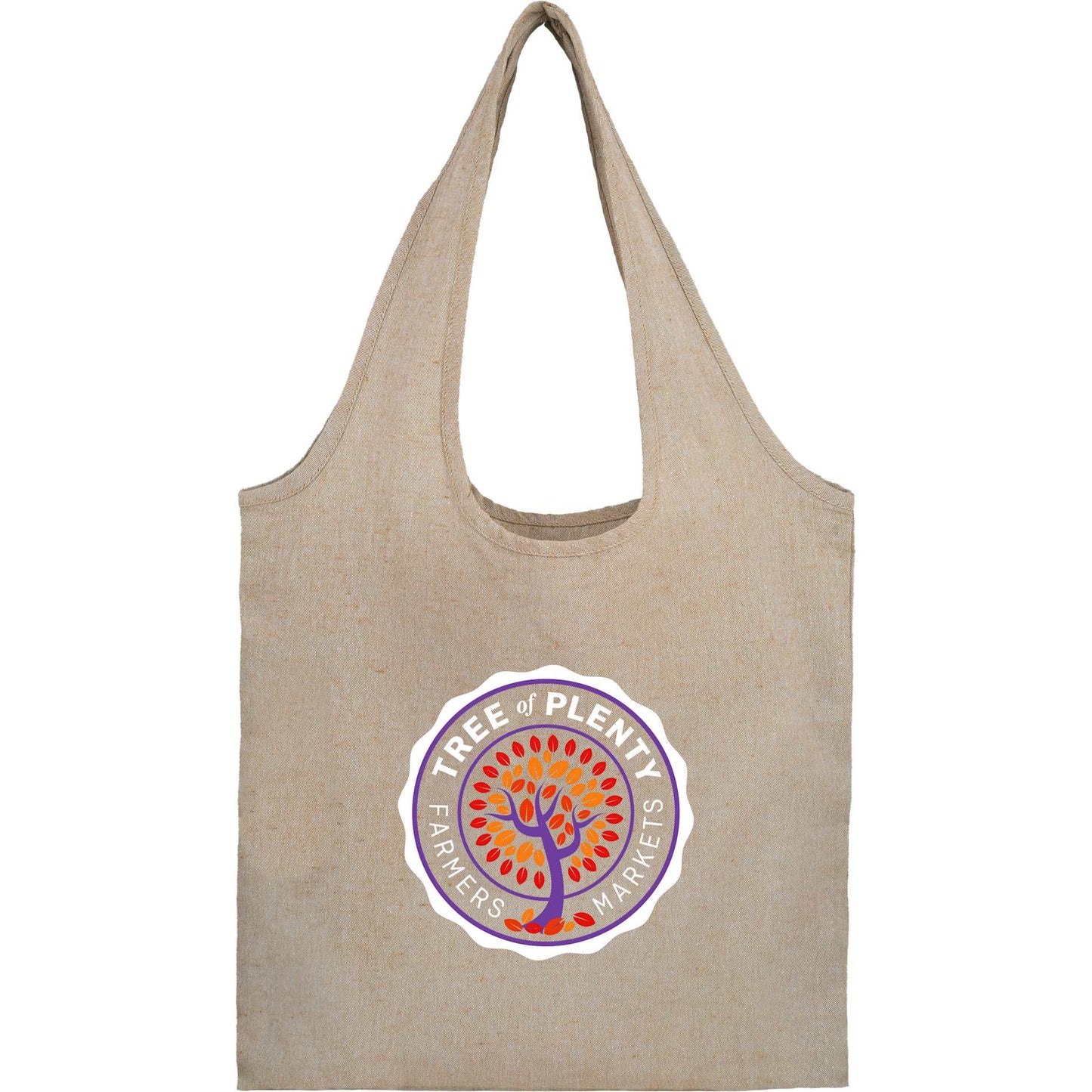 Recycled 5oz Cotton Twill Shopper Tote - Etchified - Etchified - SM-5234BL