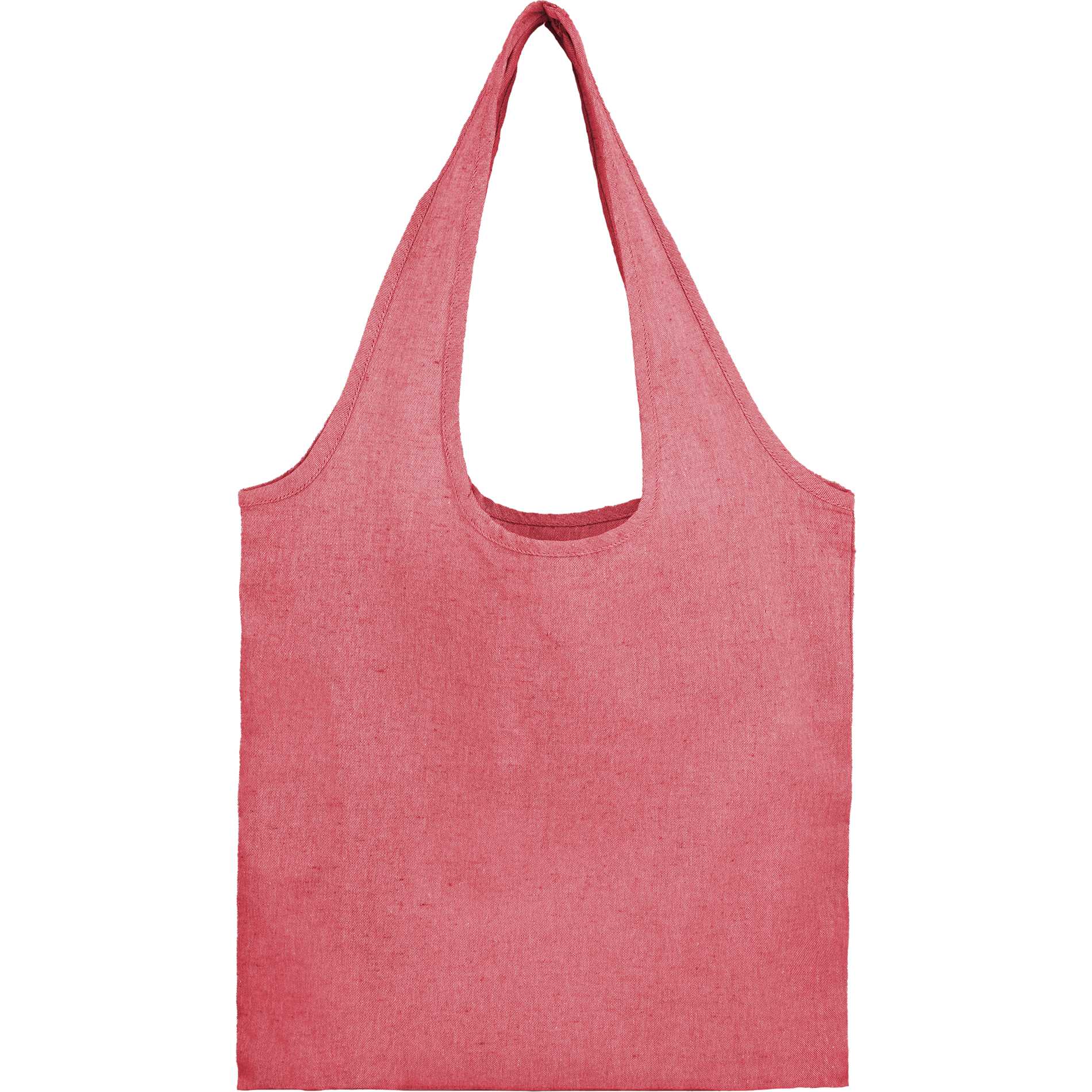 Recycled 5oz Cotton Twill Shopper Tote - Etchified - Etchified - SM-5234RD