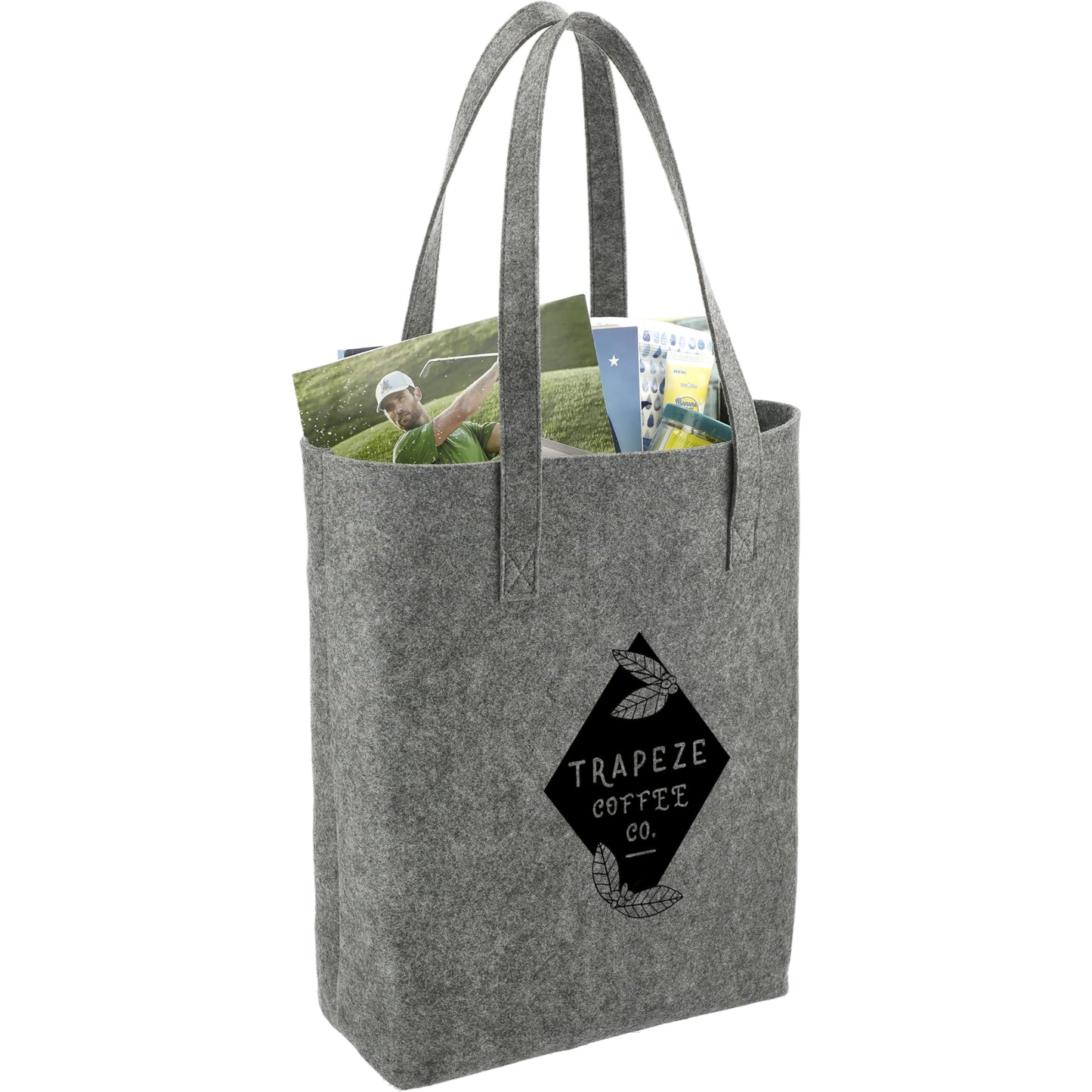 Recycled Felt Shopper Tote - Etchified - PCNA (Leed's/Bullet/Trimark) - SM-5945-SM-5945CA