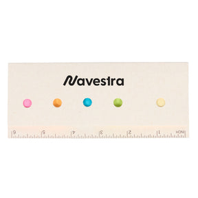 Recycled Milk Carton Sticky Notes & Ruler Pad - Etchified - PCNA (Leed's/Bullet/Trimark) - SM-9031WH