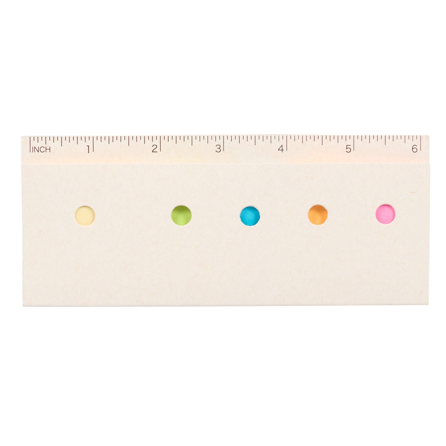 Recycled Milk Carton Sticky Notes & Ruler Pad - Etchified - PCNA (Leed's/Bullet/Trimark) - SM-9031WH