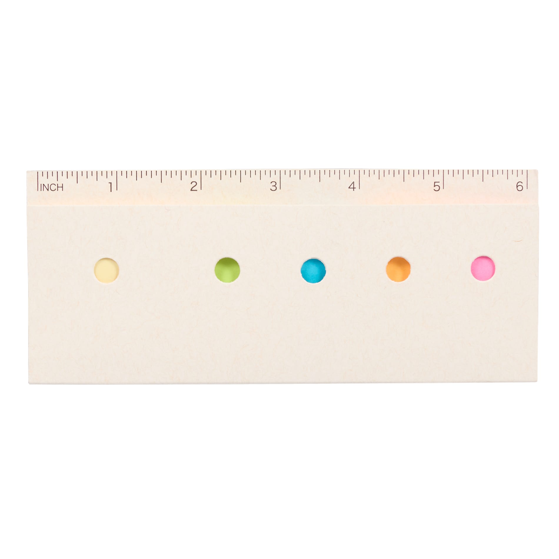 Recycled Milk Carton Sticky Notes & Ruler Pad - Etchified - PCNA (Leed's/Bullet/Trimark) - SM-9031WH