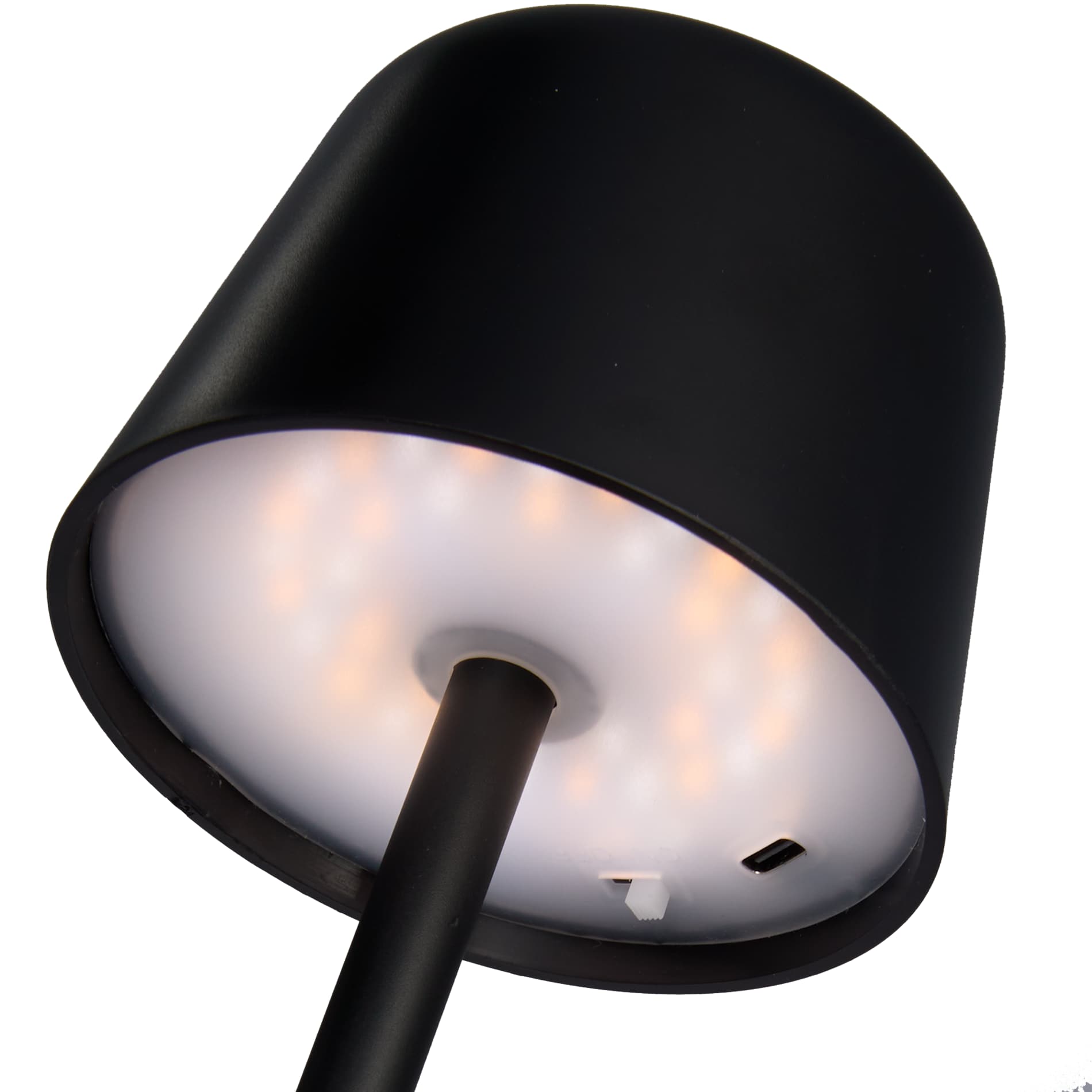 Recycled Mini Rechargeable Desk Lamp - Etchified - Etchified - SM-9534BK