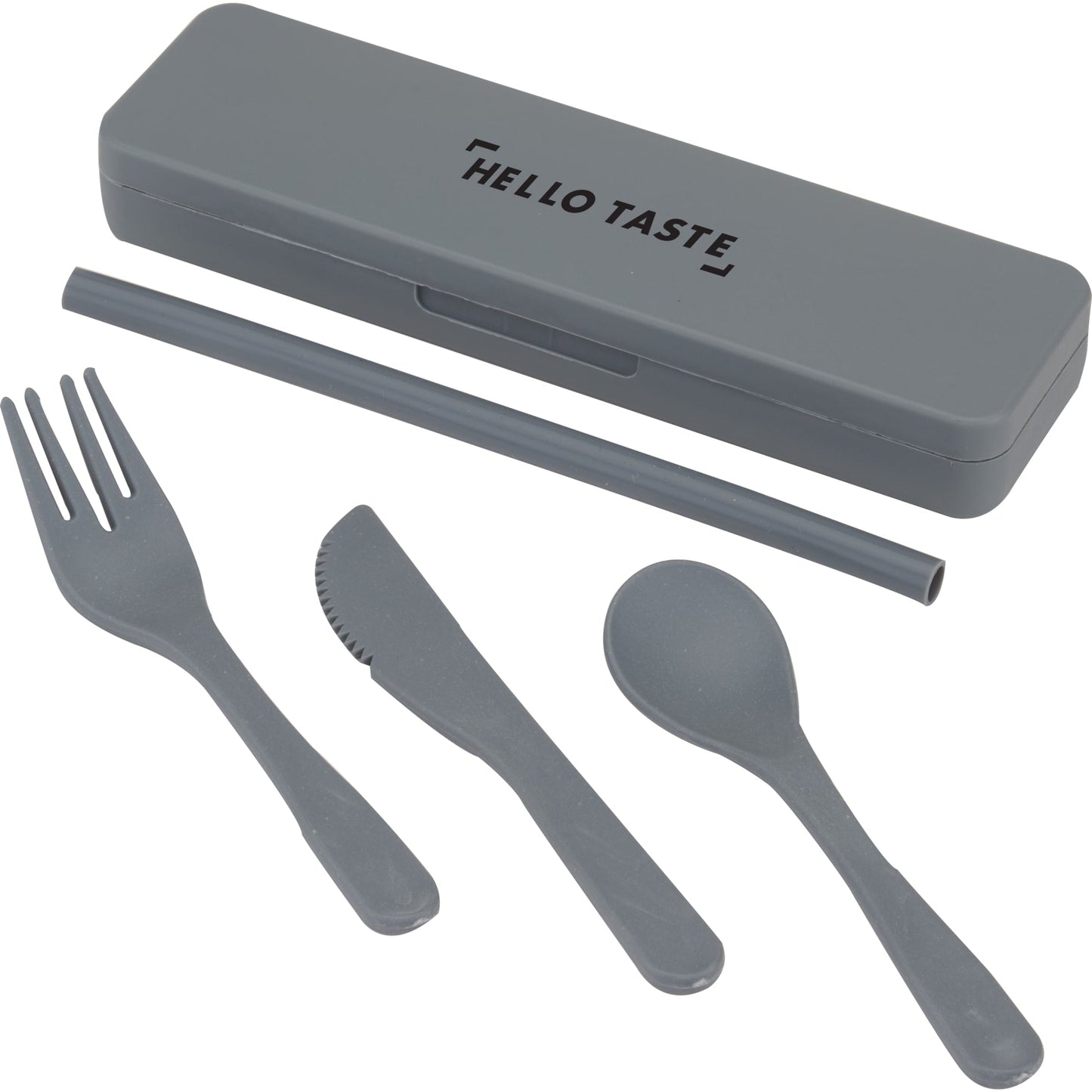 Recycled Plastic Utensil To Go Set - Etchified - GearOne - SM-2252GY