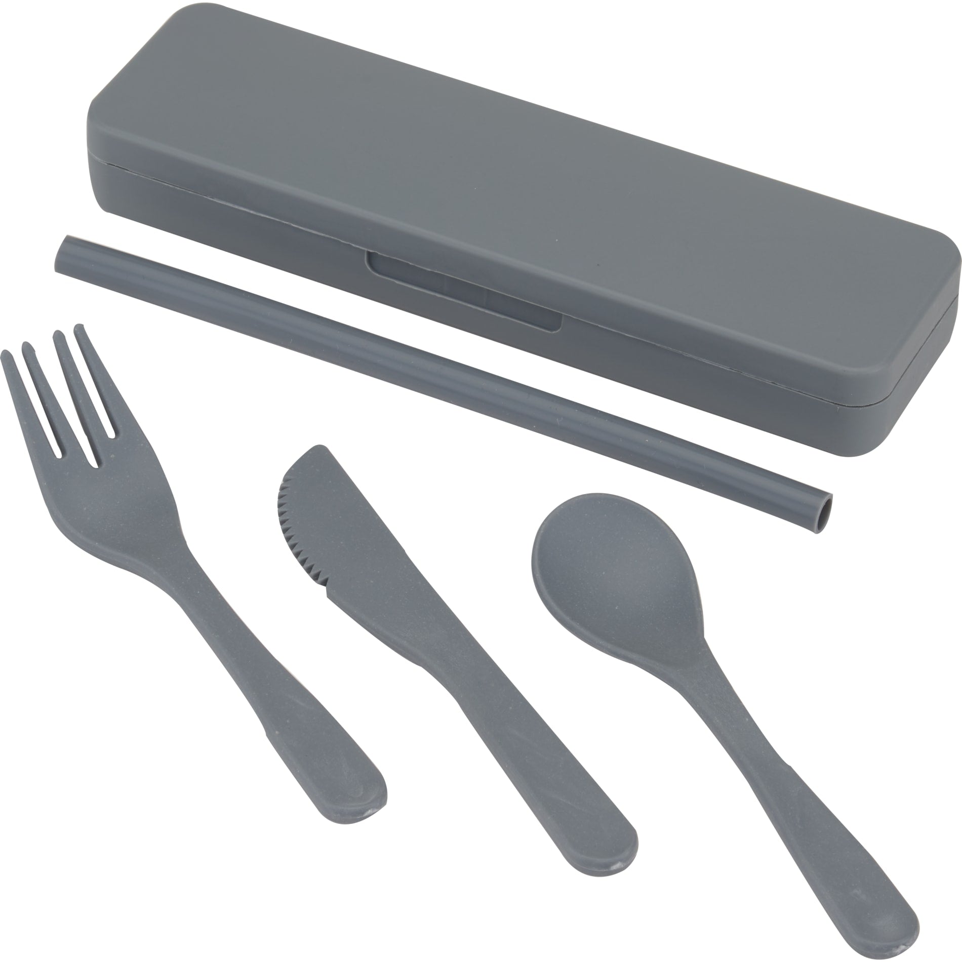 Recycled Plastic Utensil To Go Set - Etchified - GearOne - SM-2252GY