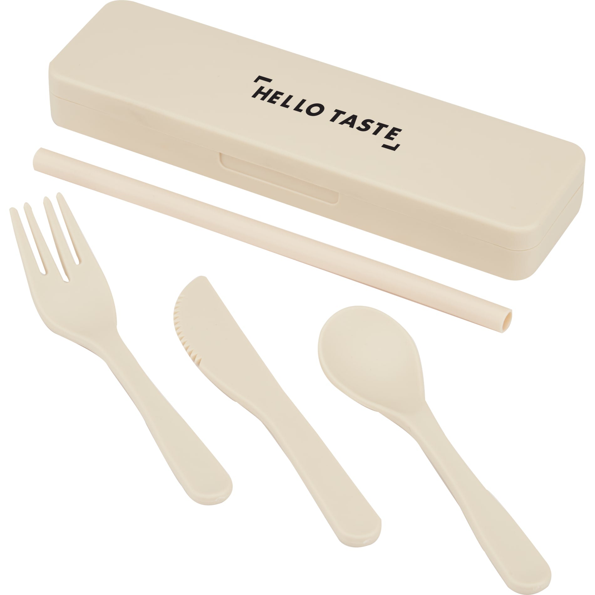Recycled Plastic Utensil To Go Set - Etchified - GearOne - SM-2252GY