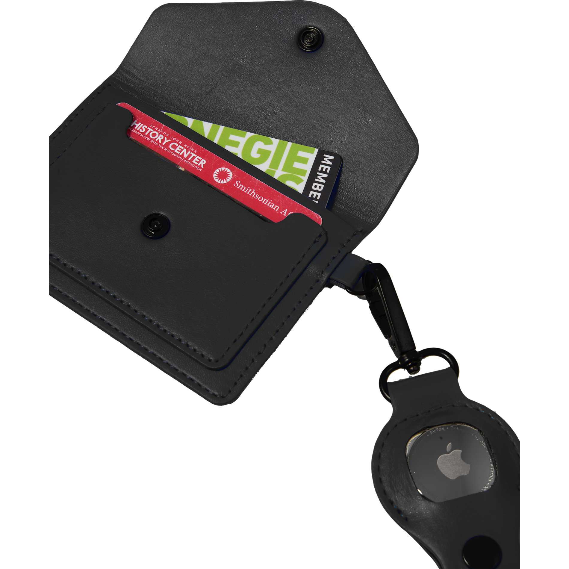 Recycled Wrist Lanyard with Card Holder - Etchified - Etchified - SM-2471BK