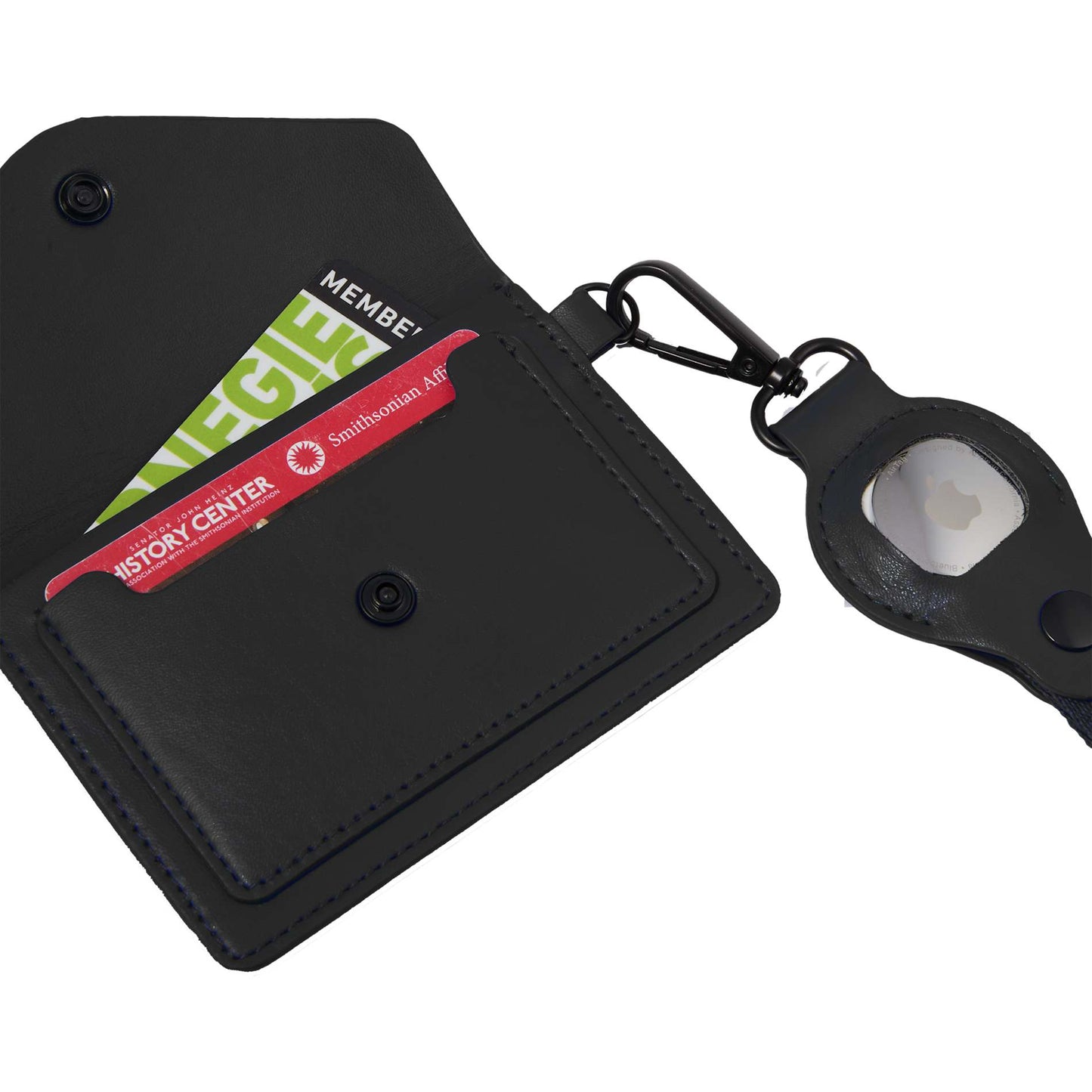 Recycled Wrist Lanyard with Card Holder - Etchified - Etchified - SM-2471BK