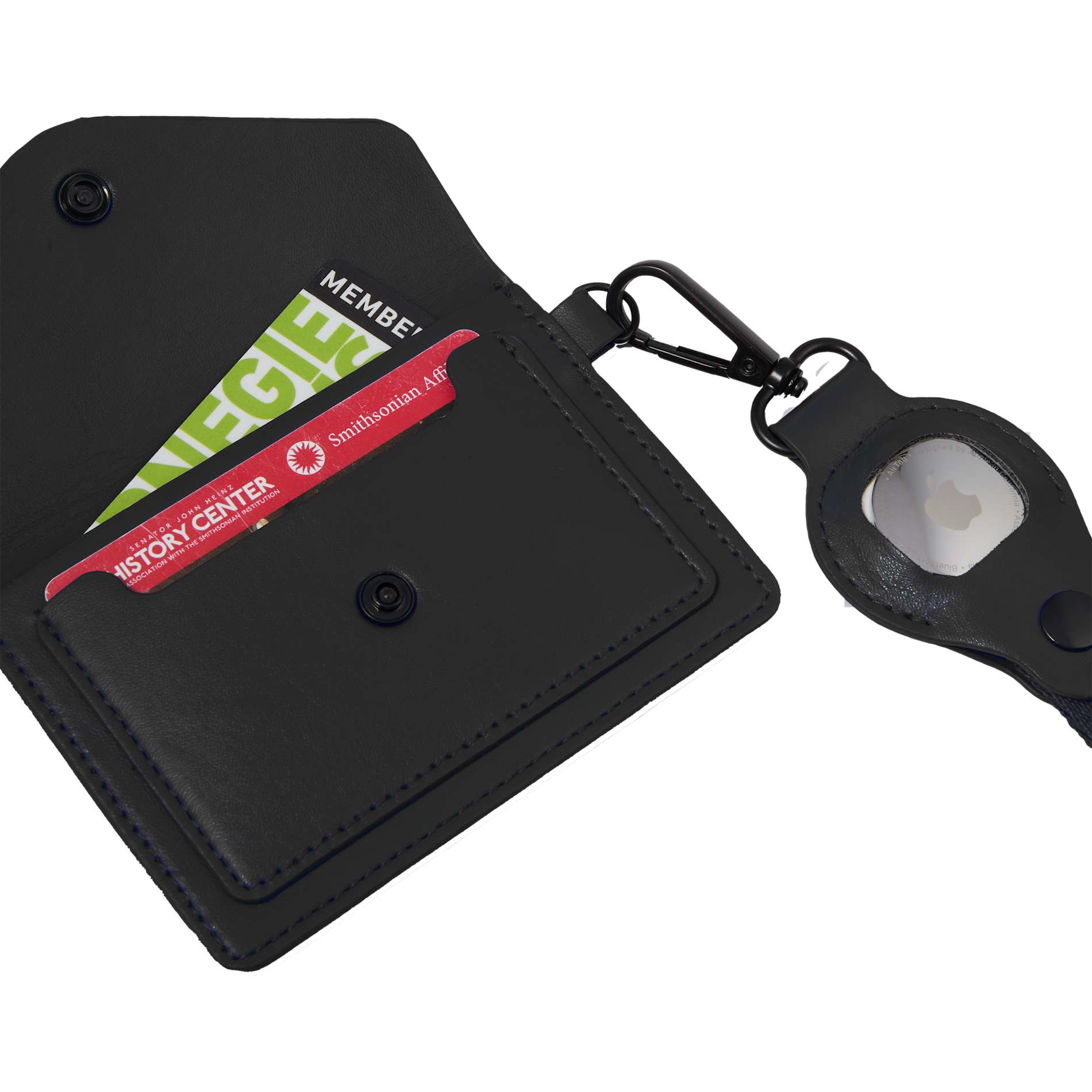 Recycled Wrist Lanyard with Card Holder - Etchified - Etchified - SM-2471BK
