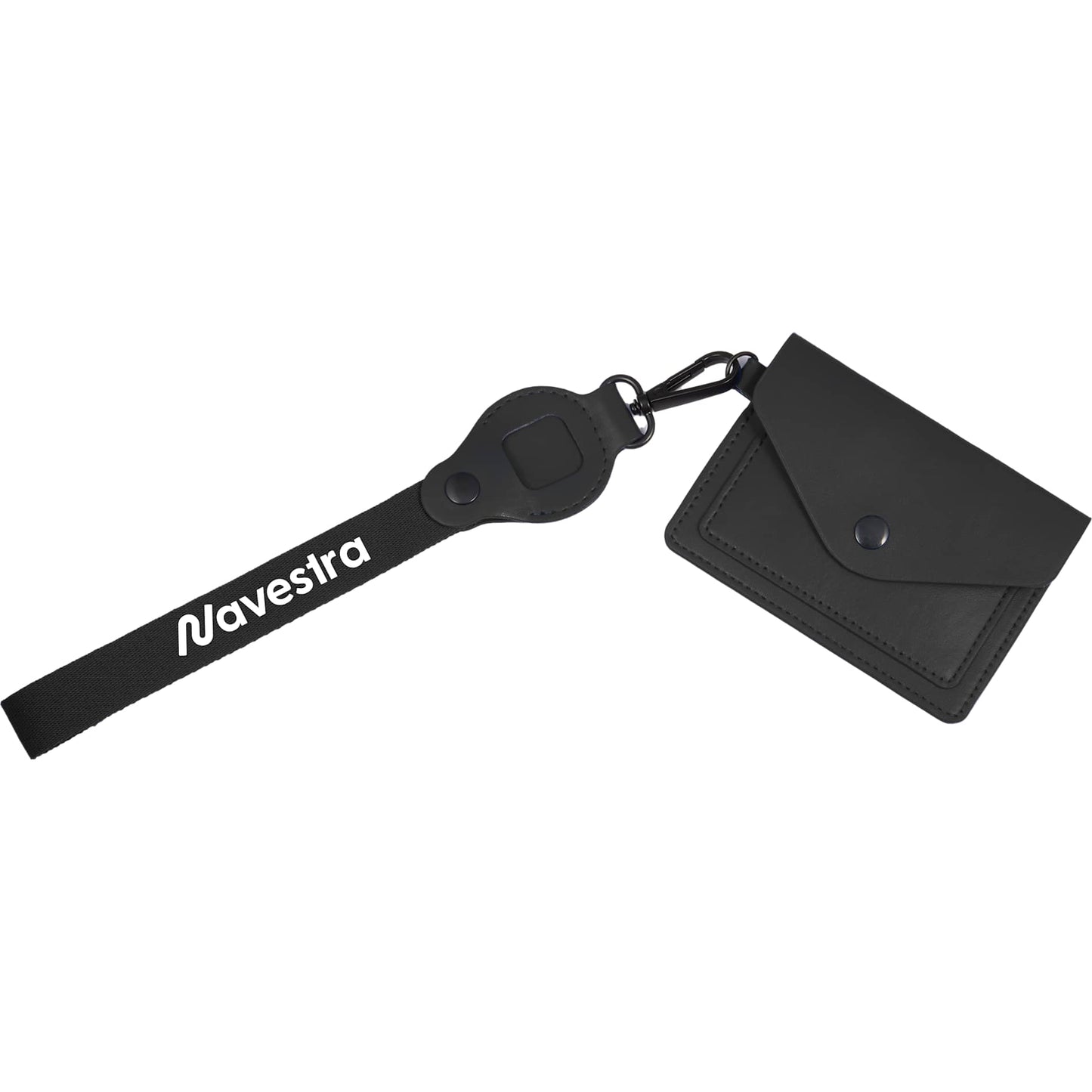 Recycled Wrist Lanyard with Card Holder - Etchified - Etchified - SM-2471BK