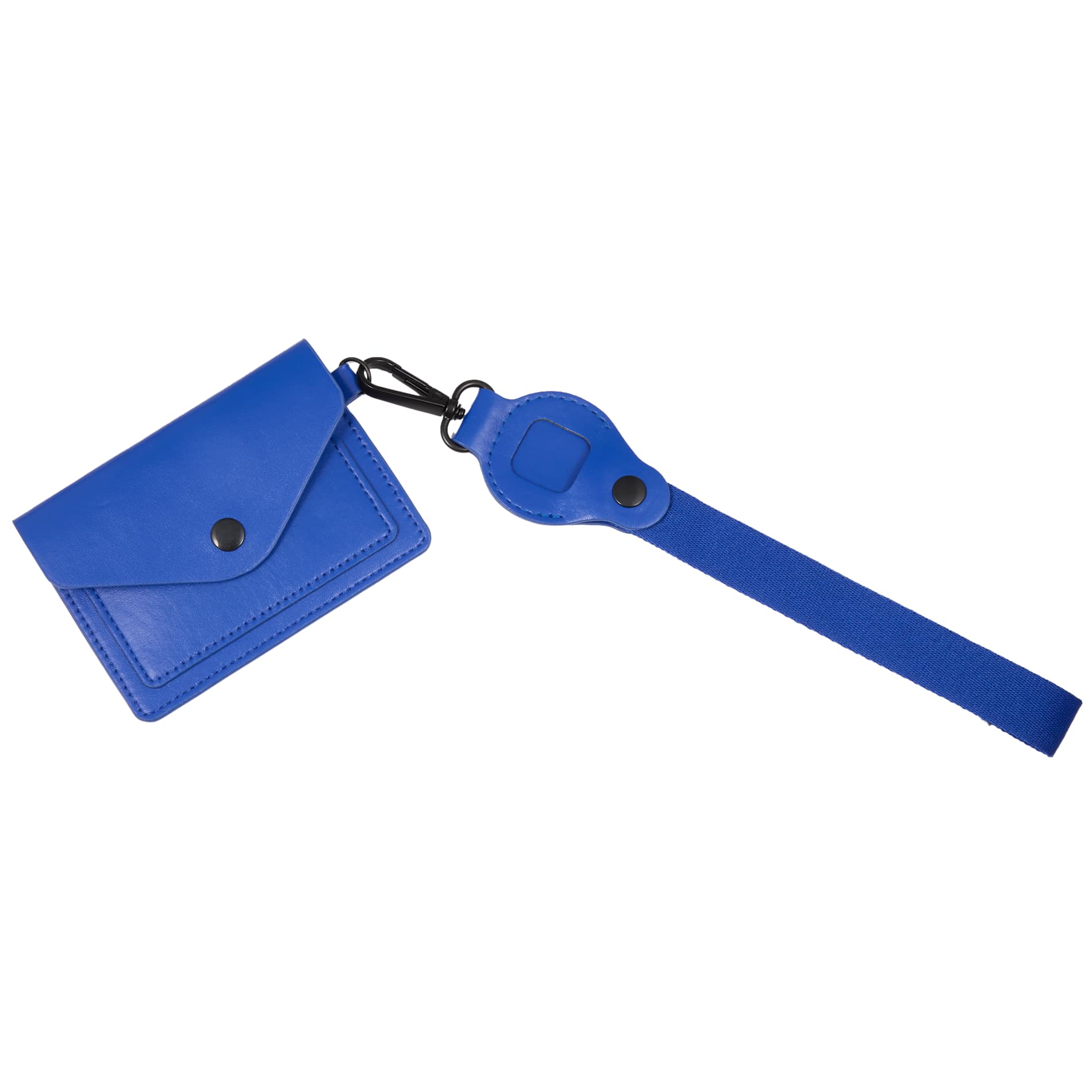 Recycled Wrist Lanyard with Card Holder - Etchified - Etchified - SM-2471BK