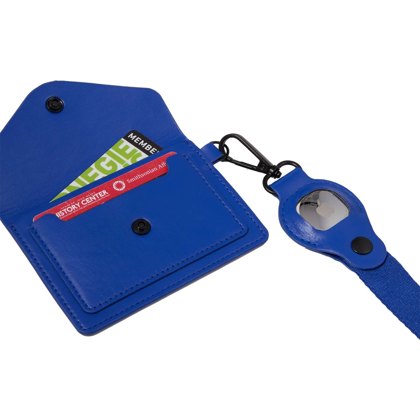 Recycled Wrist Lanyard with Card Holder - Etchified - Etchified - SM-2471BL