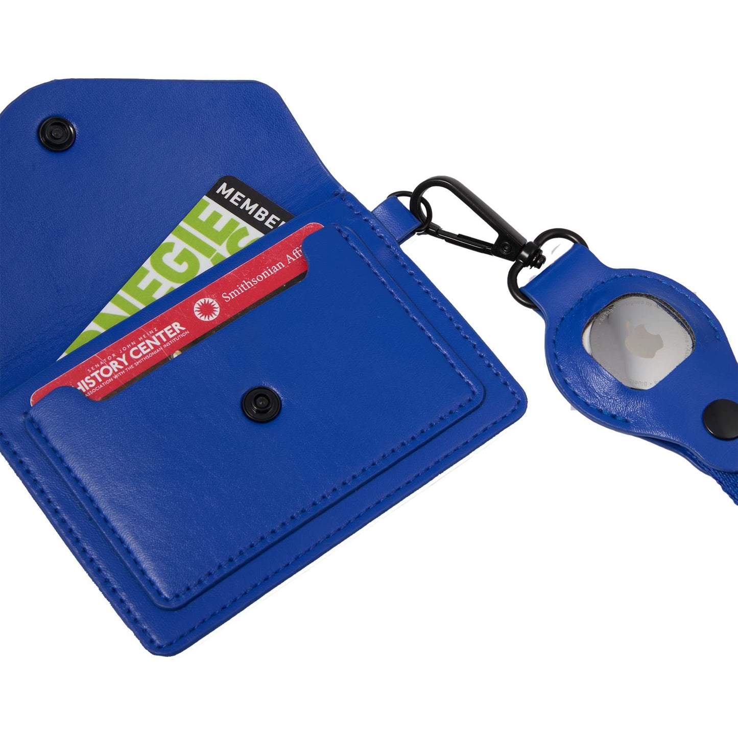 Recycled Wrist Lanyard with Card Holder - Etchified - Etchified - SM-2471BL