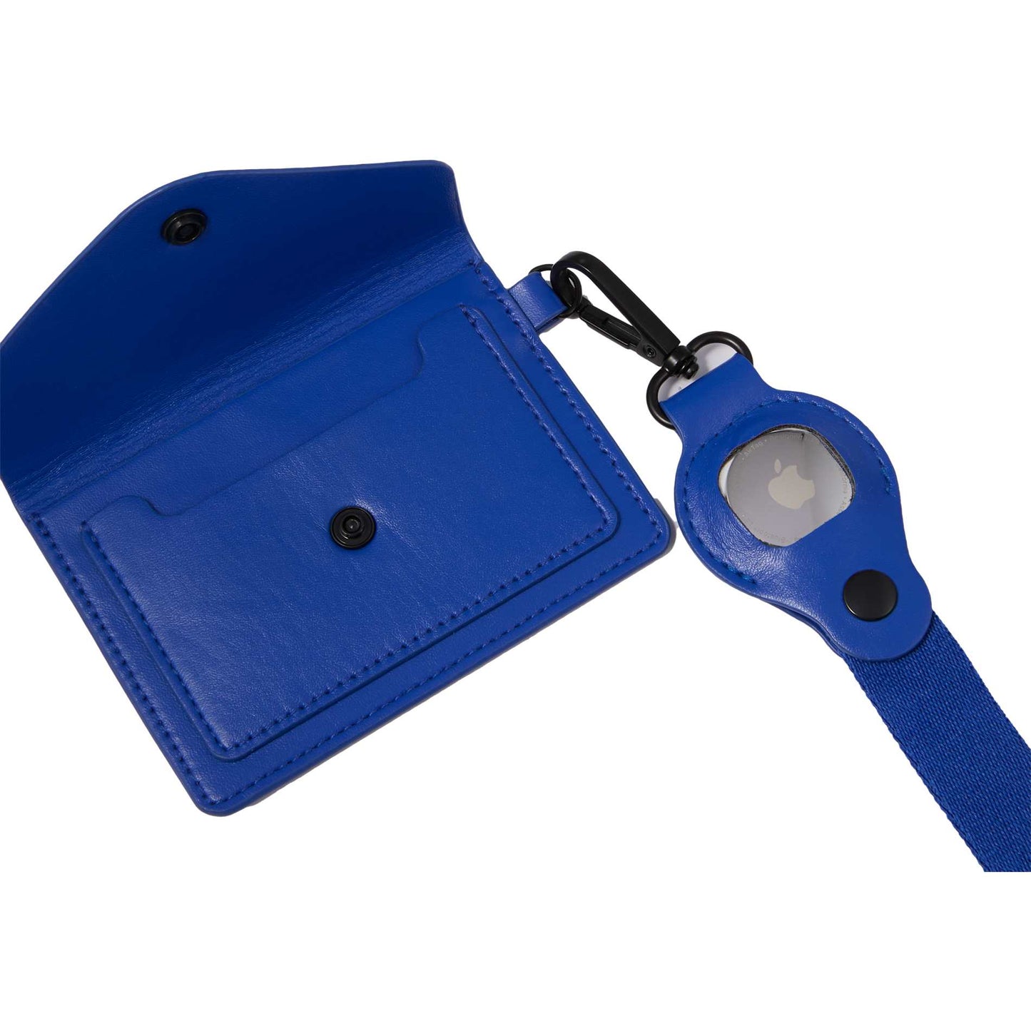 Recycled Wrist Lanyard with Card Holder - Etchified - Etchified - SM-2471BL