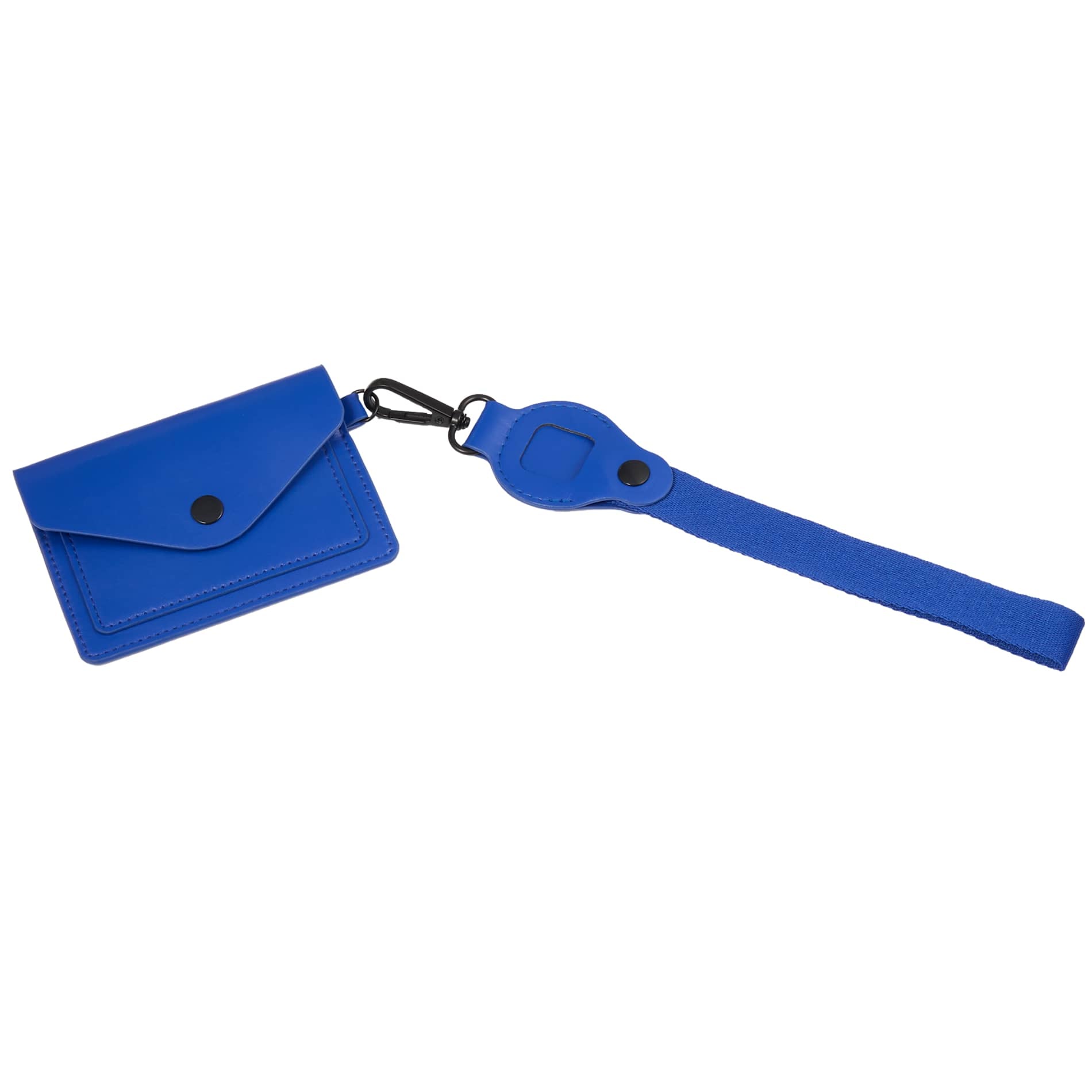 Recycled Wrist Lanyard with Card Holder - Etchified - Etchified - SM-2471BL