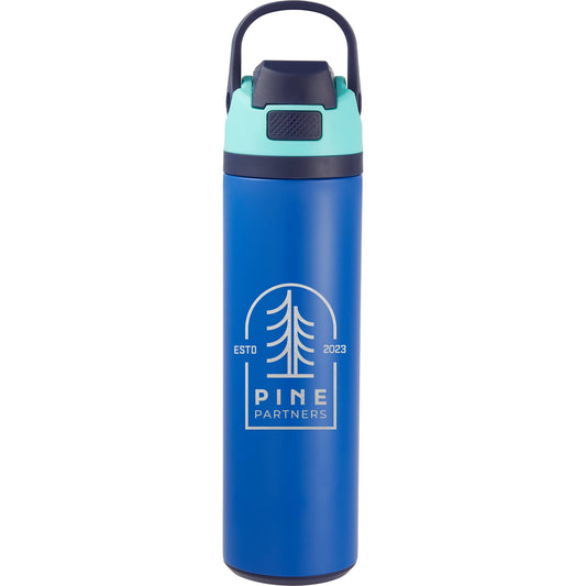 Reef 24oz Vacuum Recycled Stainless - steel Bottle - Etchified - Etchified - SM-6981BBL