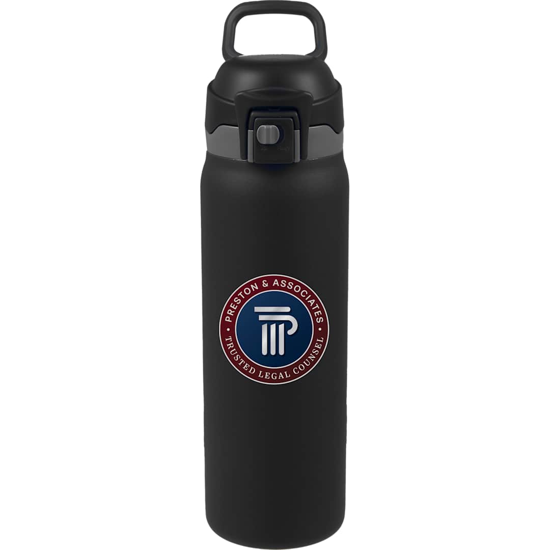 Rhine 2 in 1 Vacuum Eco - Friendly Bottle 30oz - Etchified - GearOne - 1602 - 10BK